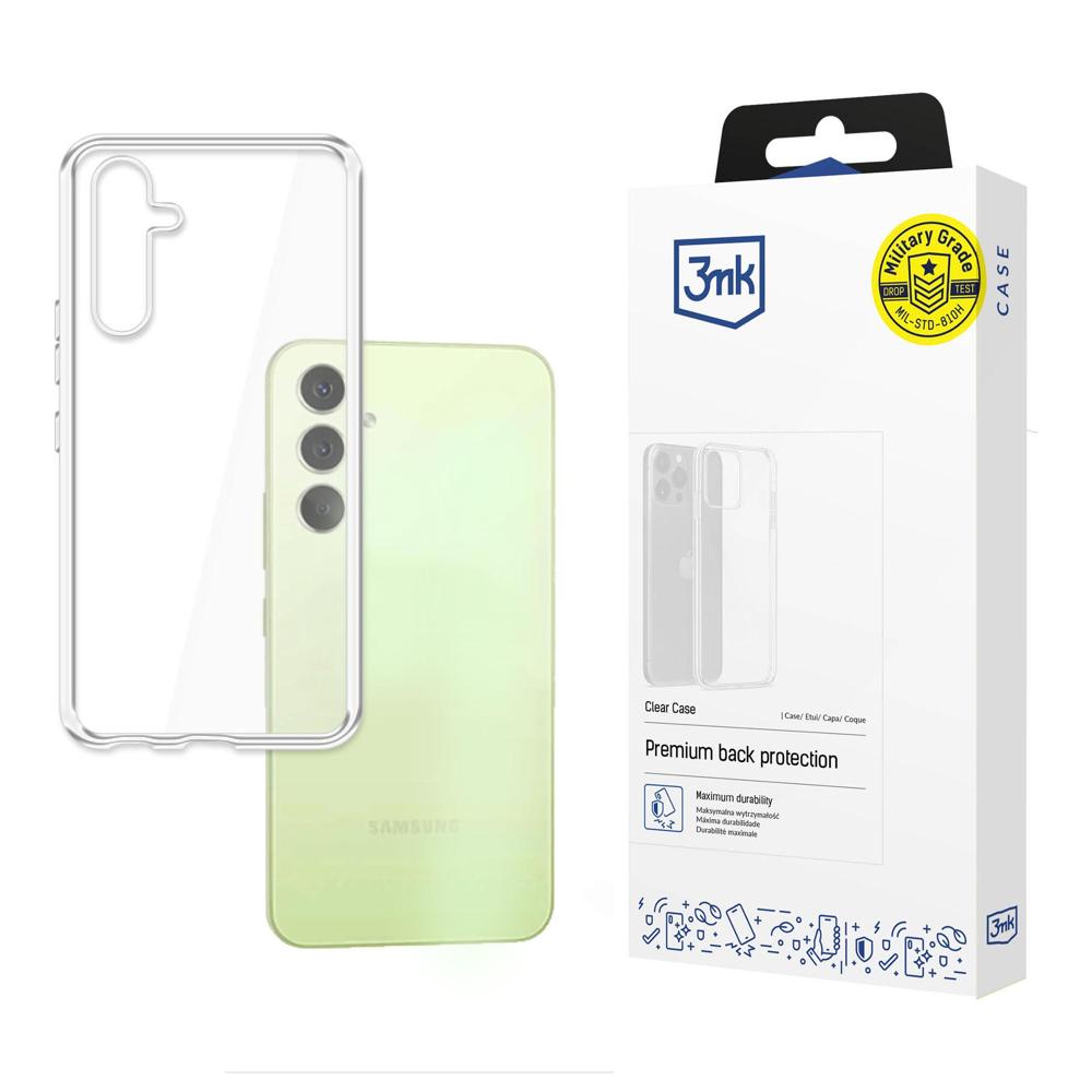 Etui til Samsung Galaxy A54 5G – Silicone Series 3mk Clear Case – gennemsigtigt