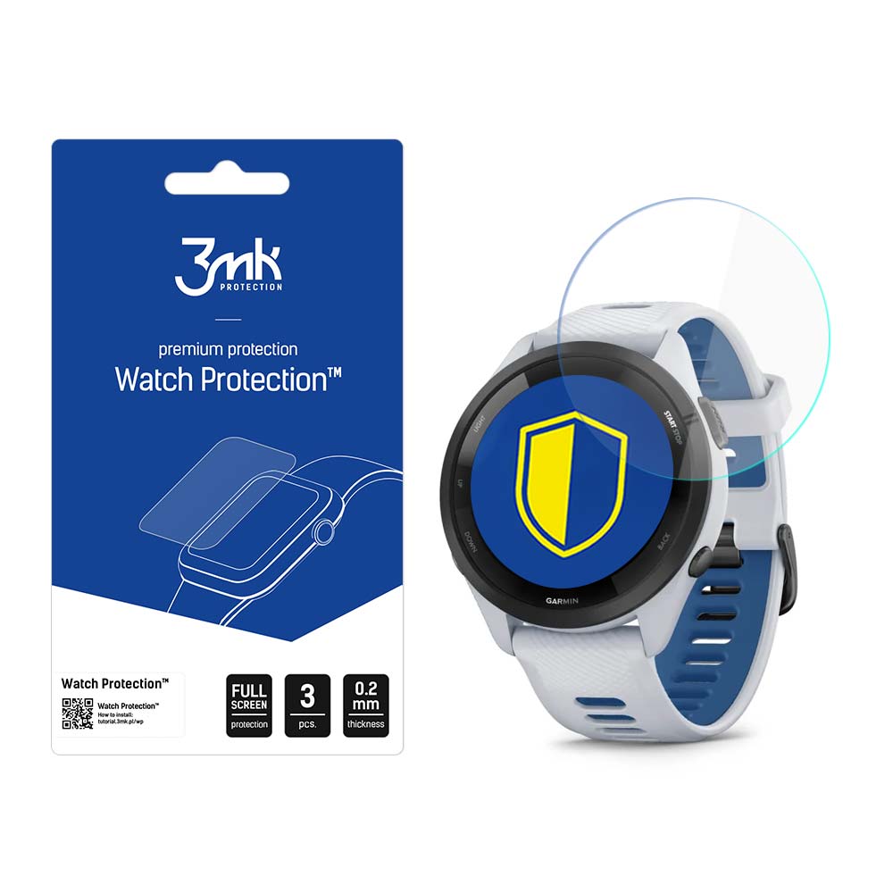 3mk Watch Protection™ v. ARC+ beskyttelsesfilm til Garmin Forerunner 265S