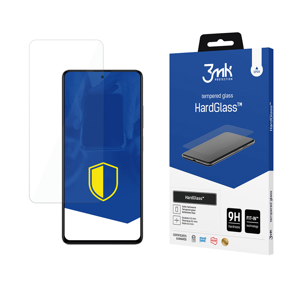 Hærdet glas til Xiaomi Redmi Note 12 5G / Poco X5 5G 9H 3mk HardGlass-serien