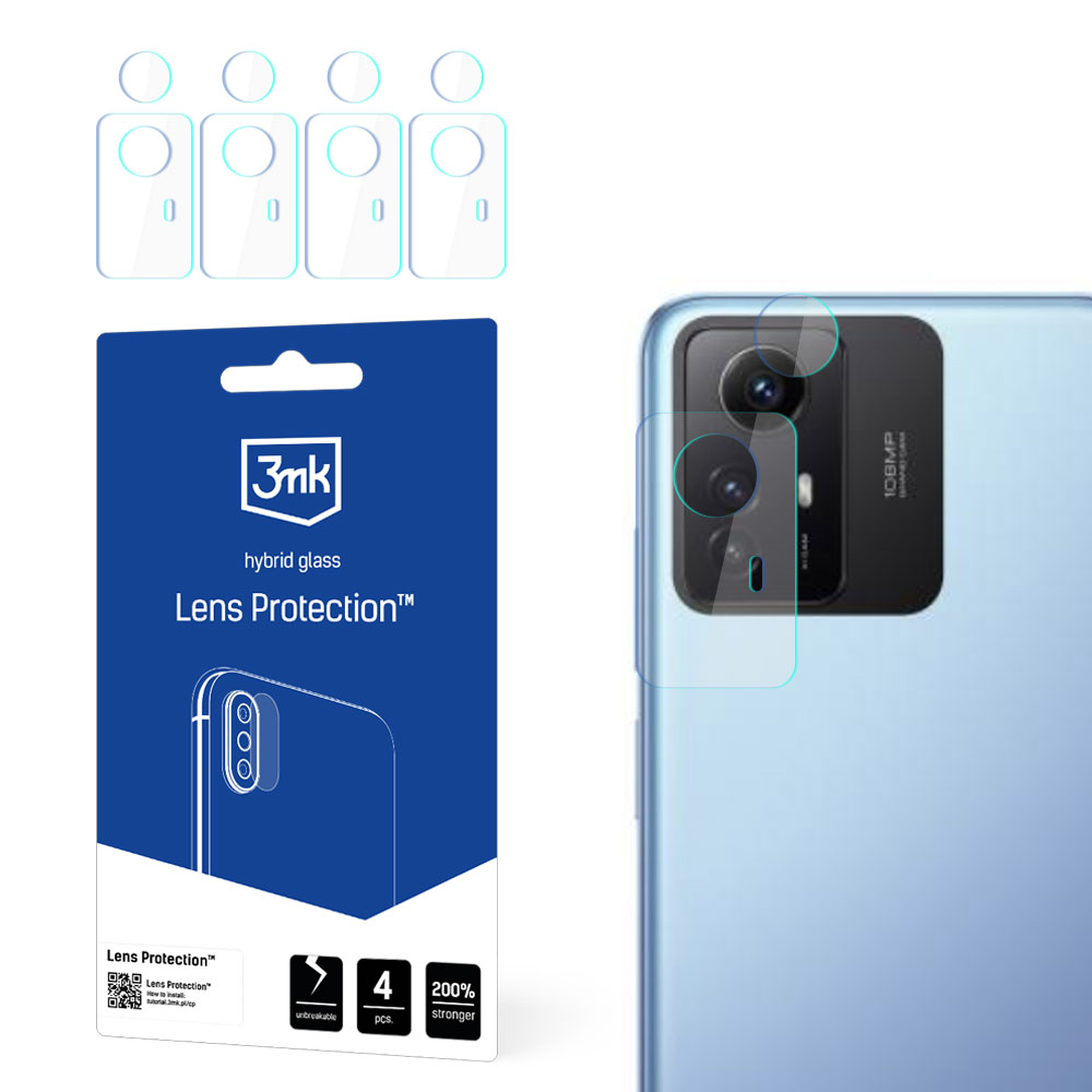 3mk Lens Protection™ hybridkamerafilm til Xiaomi Redmi Note 12s