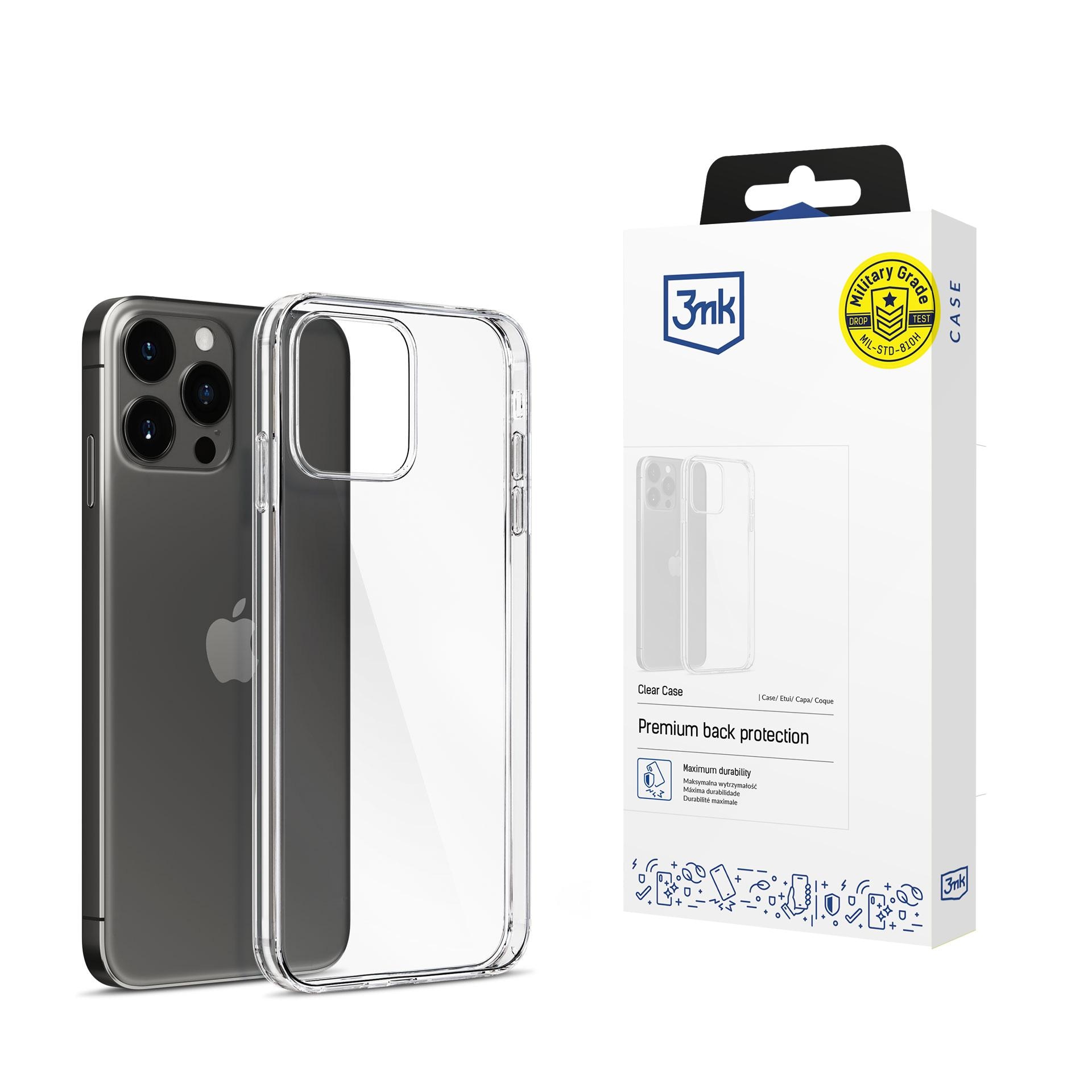 Apple iPhone 15 Pro Max – 3mk gennemsigtigt cover