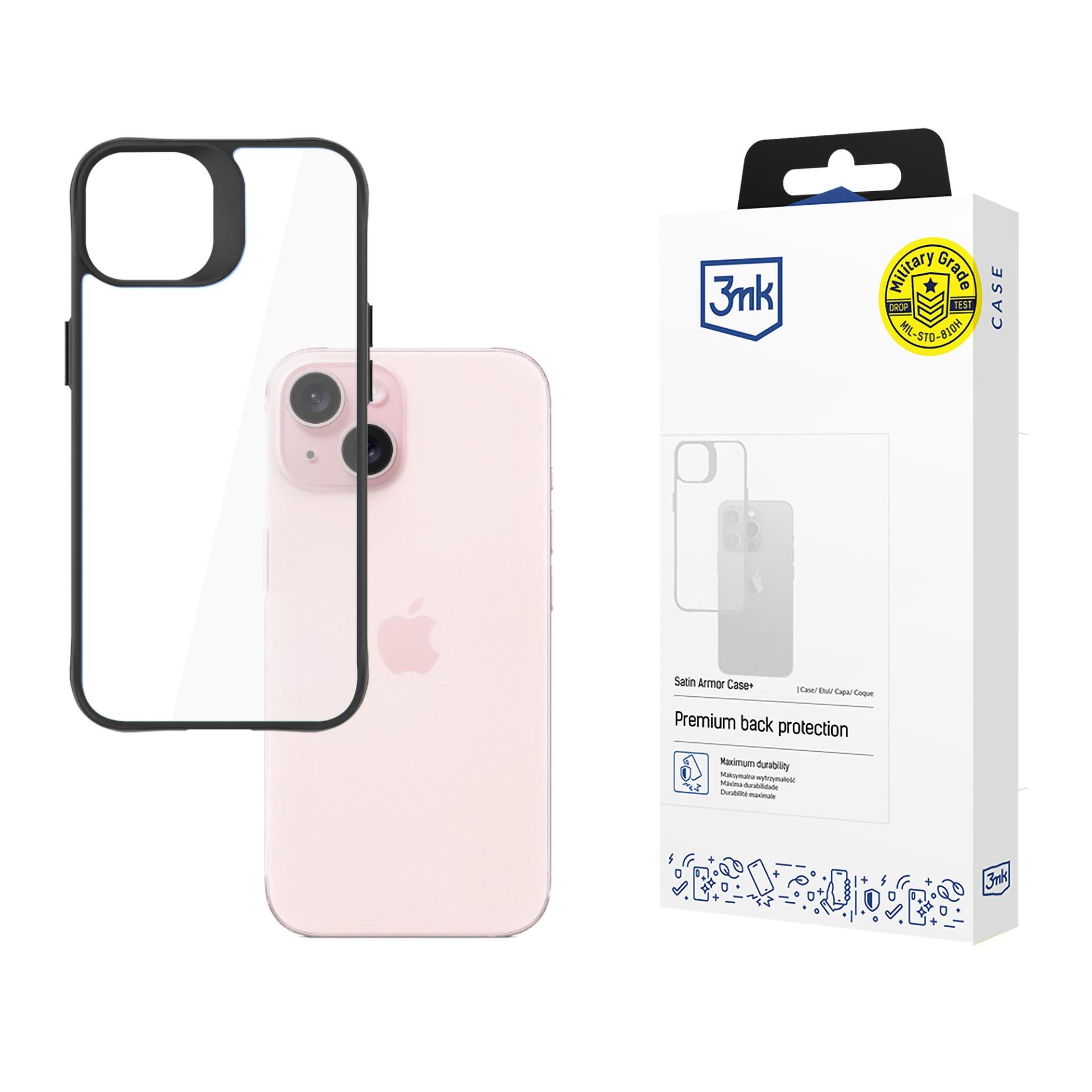 Apple iPhone 15 – 3mk Satin Armor-etui+