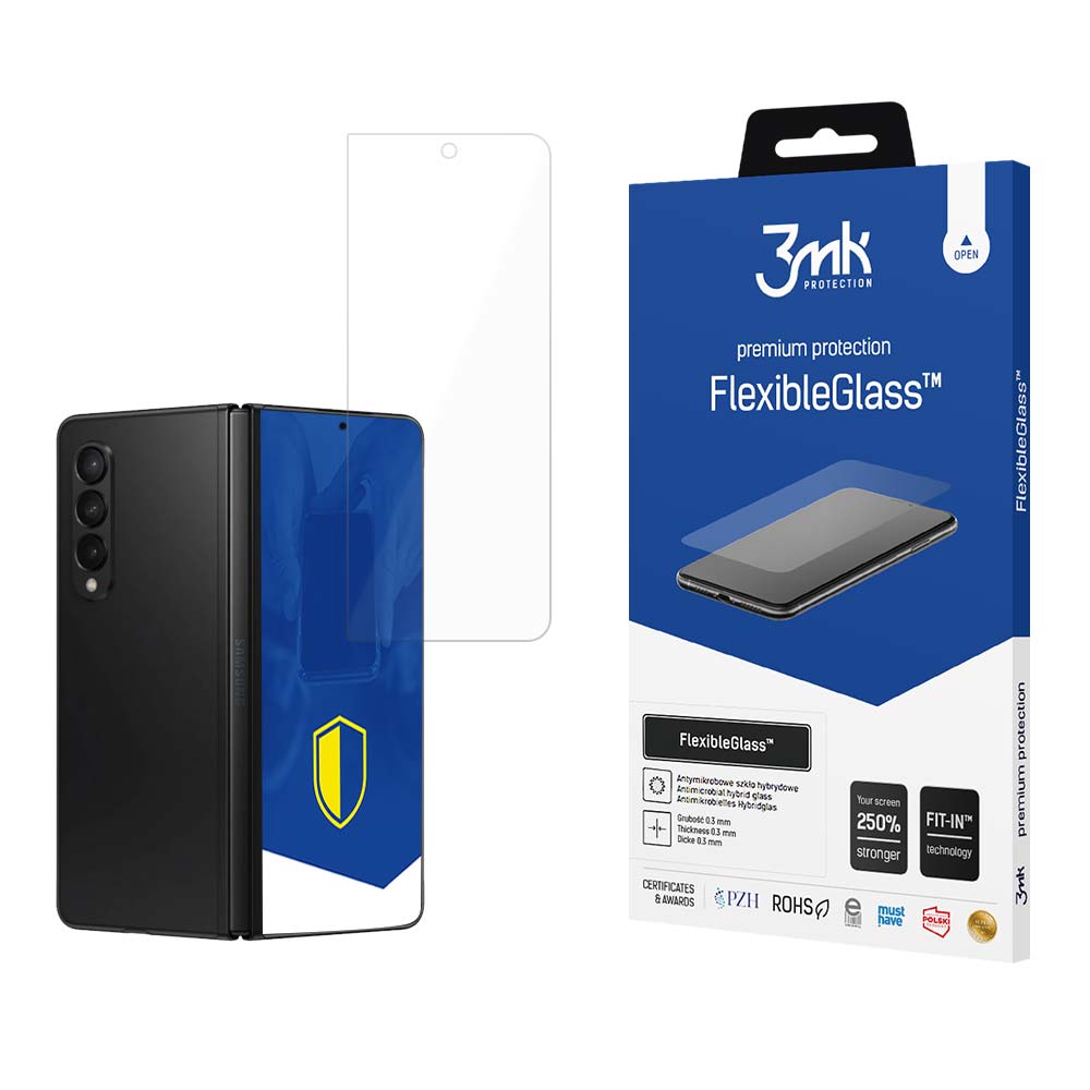 3mk FlexibleGlass™ hybridglas til Samsung Galaxy Z Fold 5 (forside)