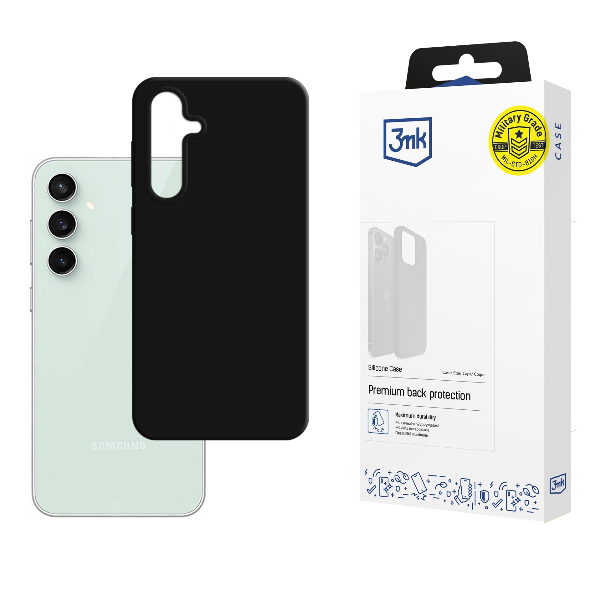 Samsung Galaxy S23 FE – 3mk silikoneetui