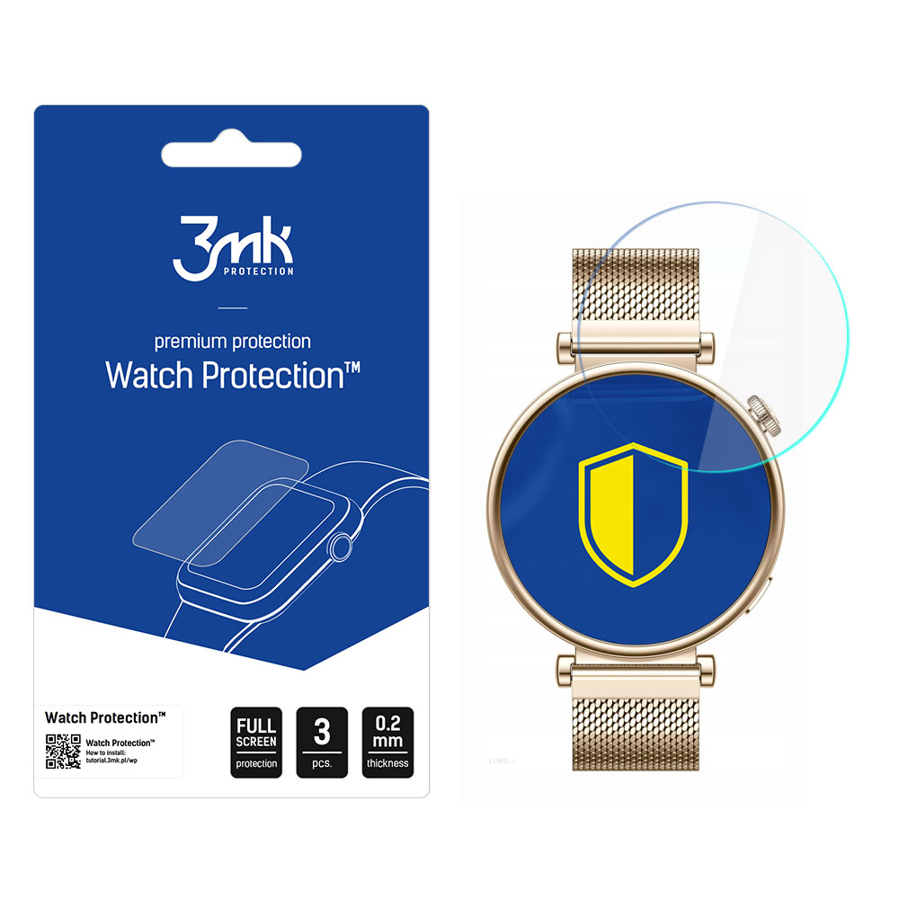 Huawei Watch GT 4 41 mm – 3mk Watch Protection™ v. FlexibleGlass Lite