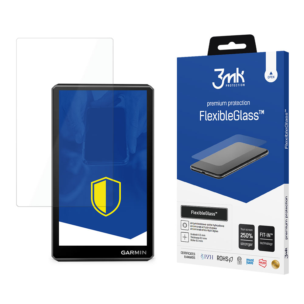 3mk FlexibleGlass™ hybridglas til Garmin Zumo XT2