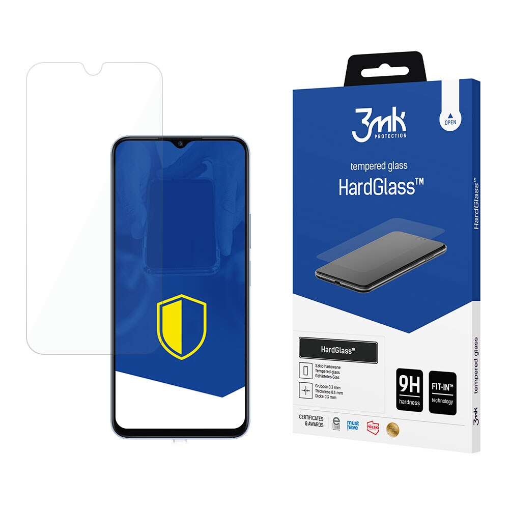 9H 3mk HardGlass™-glas til Honor 70 Lite