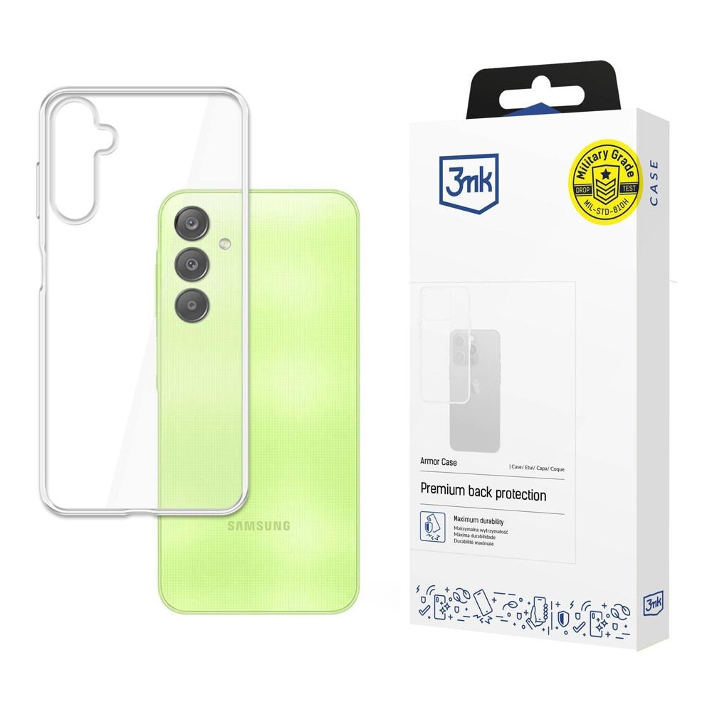 3mk Armor-etui til Samsung Galaxy A15 5G – gennemsigtigt