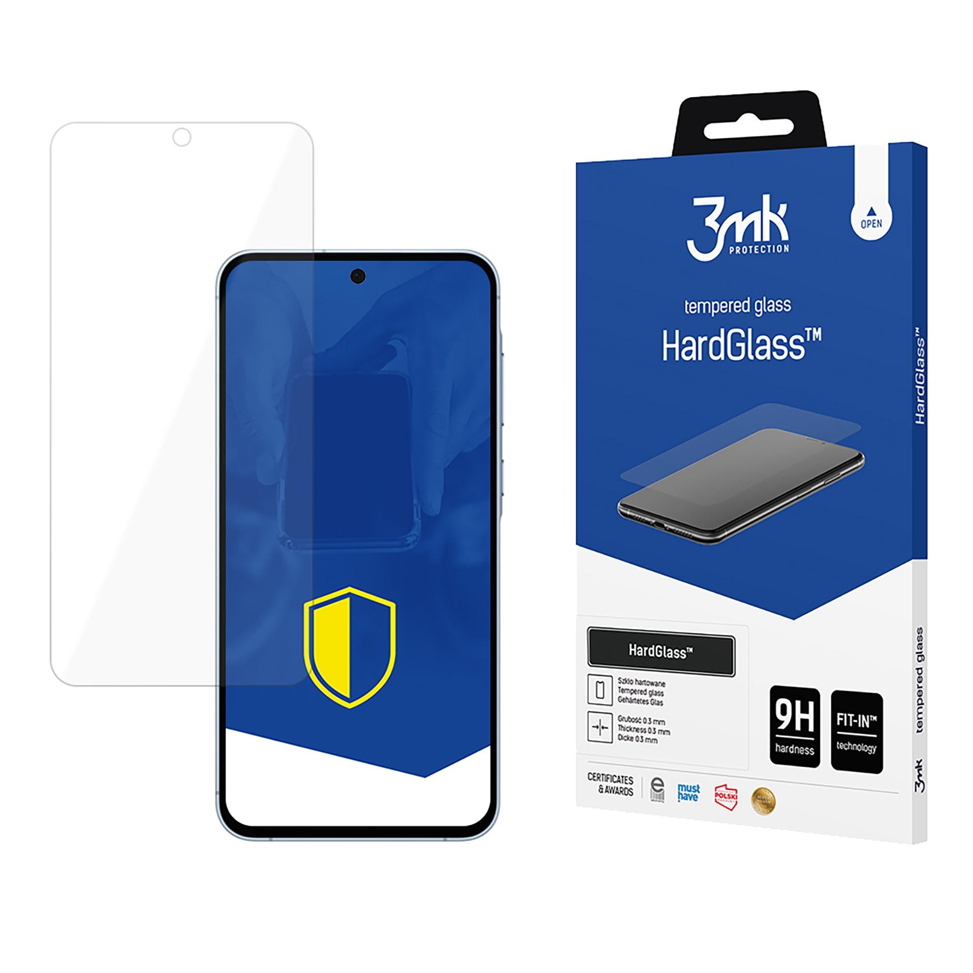 9H 3mk HardGlass™-glas til Samsung Galaxy A55 5G