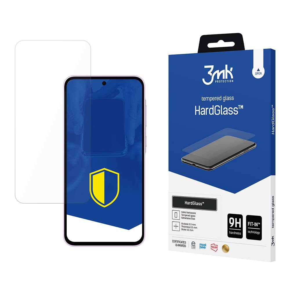 Hærdet glas 9H 3mk HardGlass™ til Samsung Galaxy A35 / A55 5G