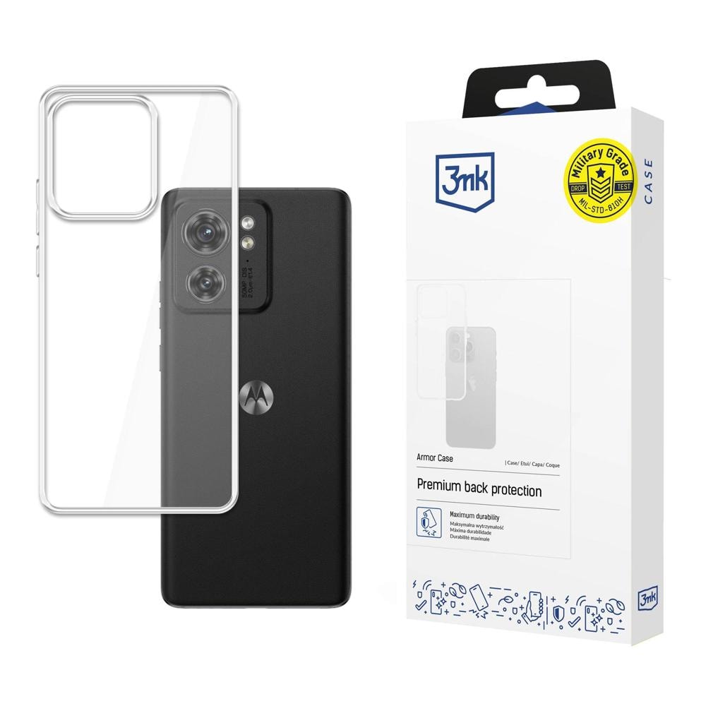 3mk Armor-etui til Motorola Edge 40 – gennemsigtigt