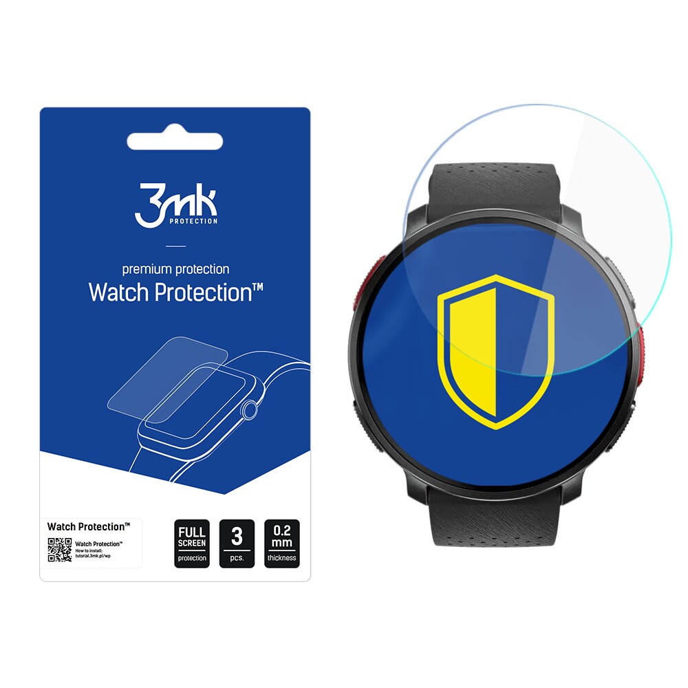 3mk Watch Protection™ v. ARC+ beskyttelsesfilm til Polar Vantage V3