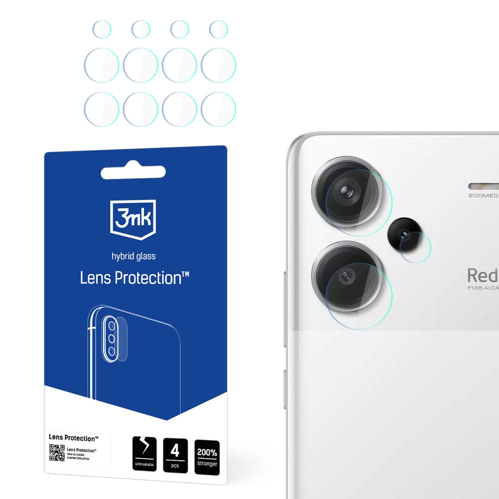 3mk Lens Protection™ hybridkamera-glas til Xiaomi Redmi Note 13 Pro+