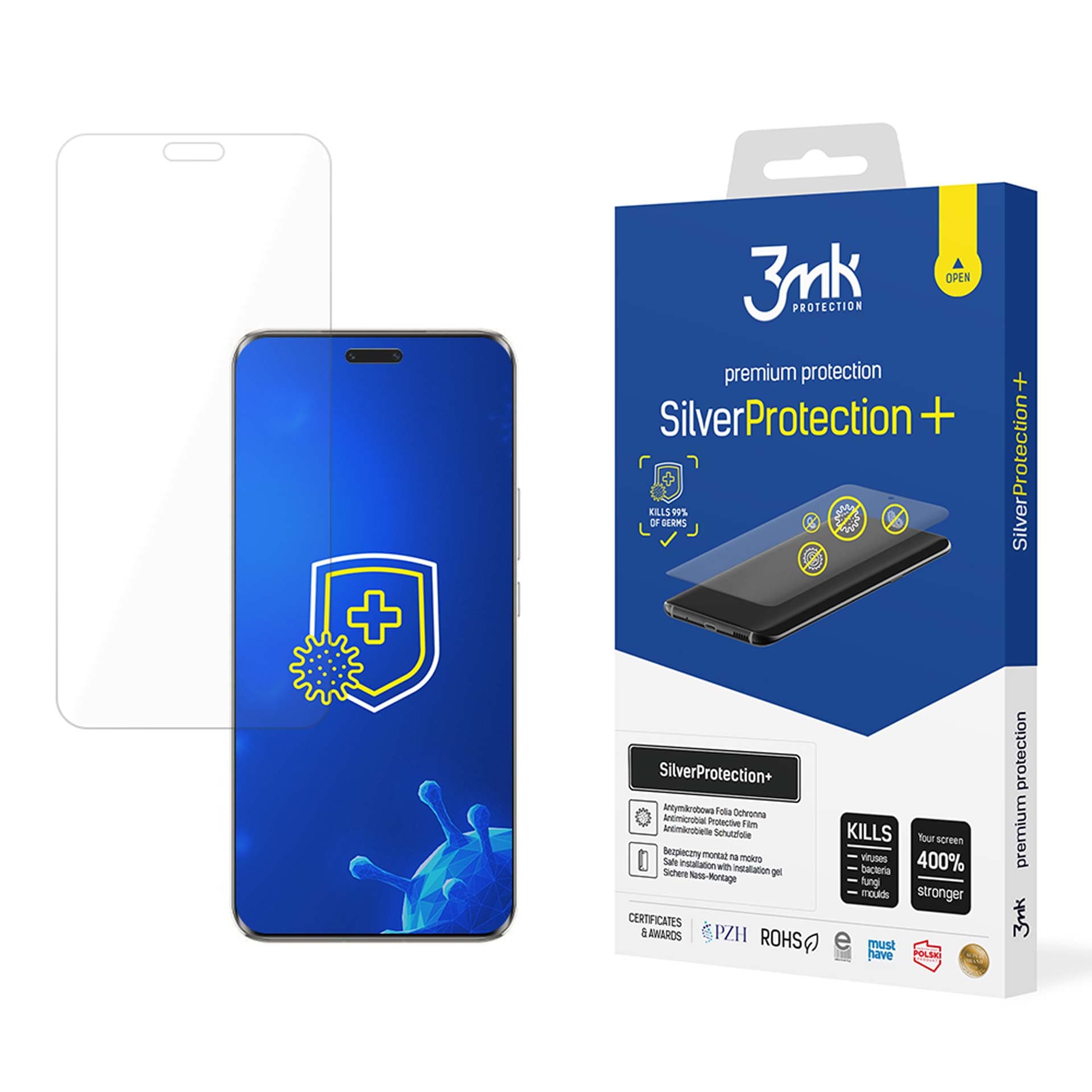 Antibakteriel beskyttelsesfilm 3mk SilverProtection+ til Honor Magic6 Pro