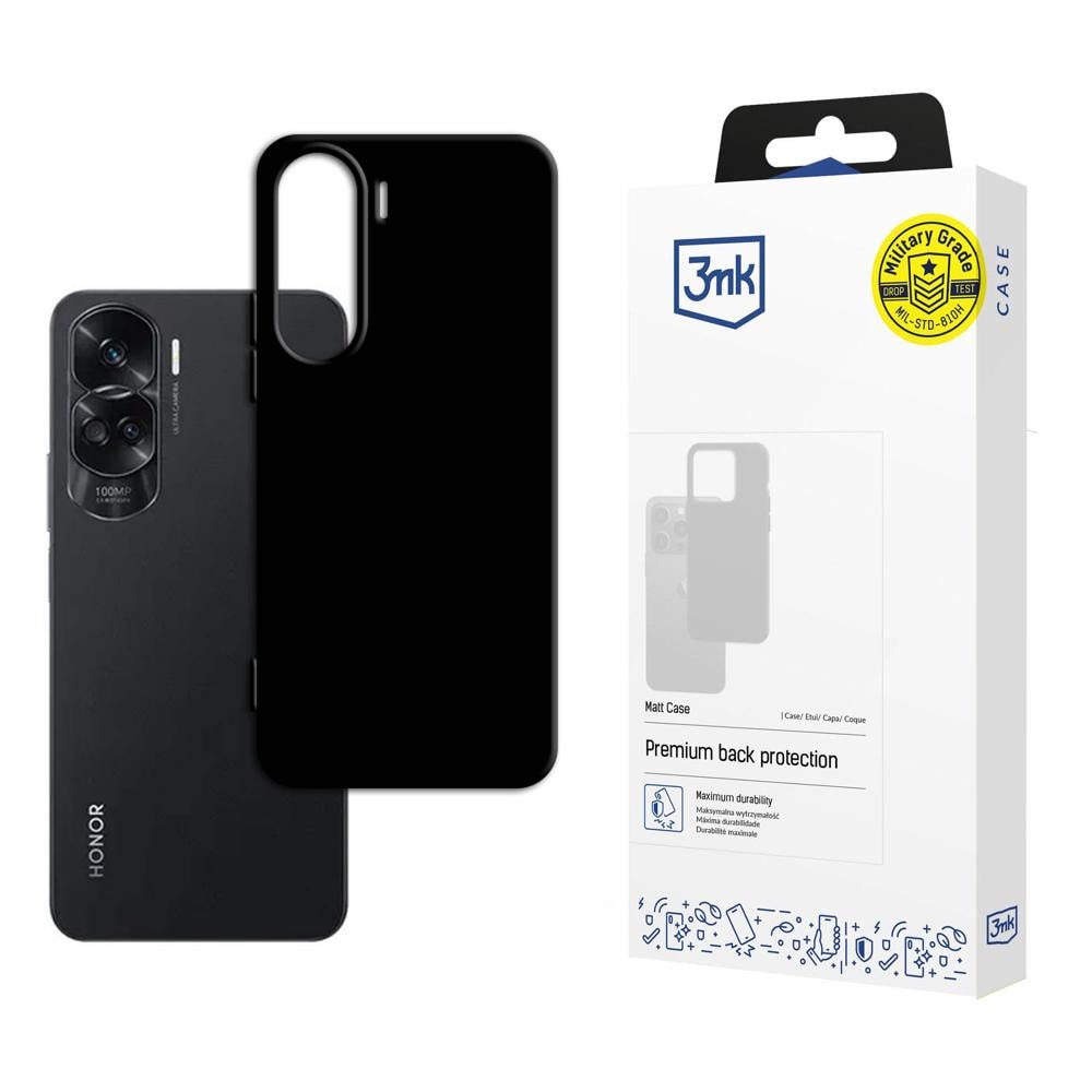 3mk mat etui til Honor 90 Lite – sort