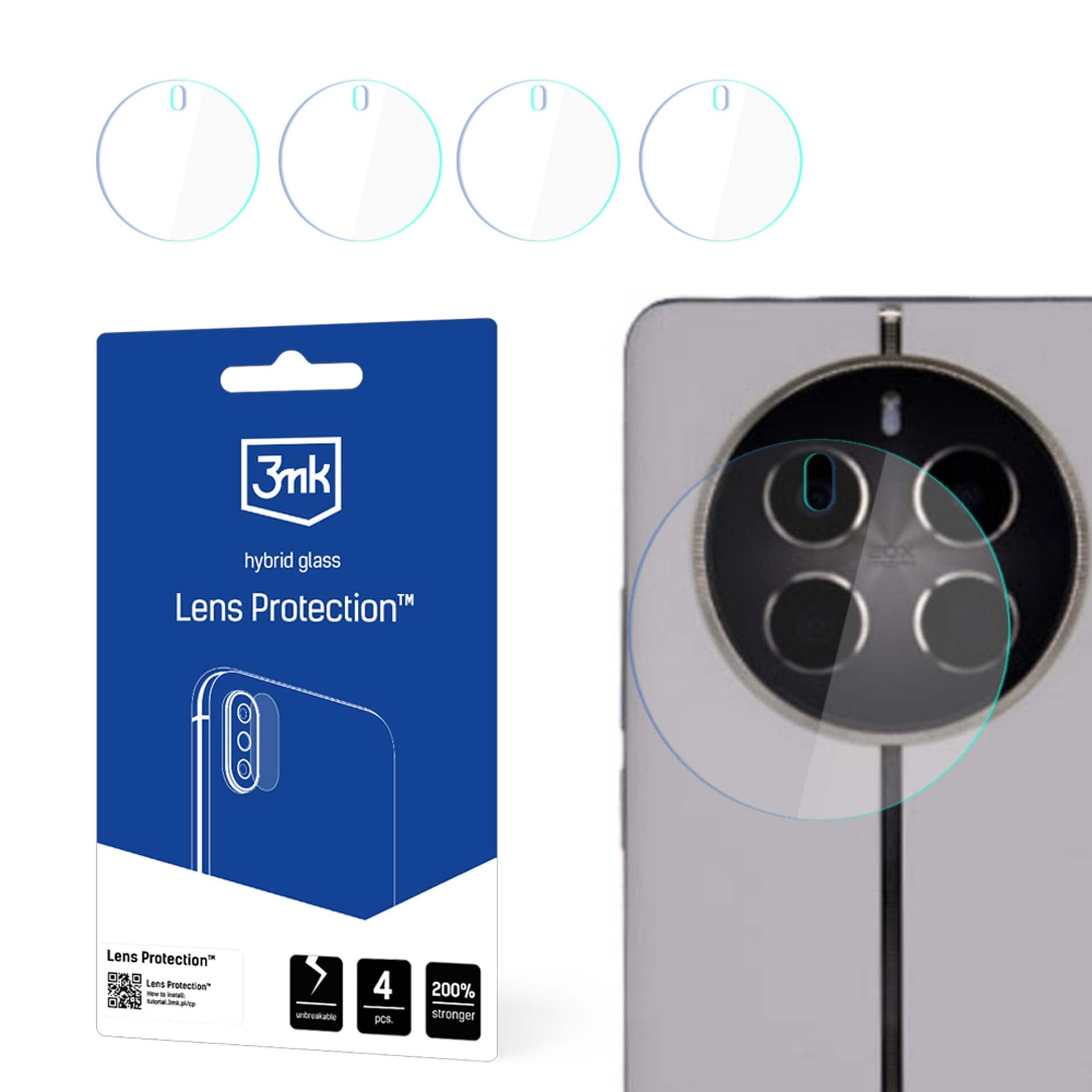 3mk Lens Protection™ hybridkamera-glas til Realme 12 Pro og 12 Pro+