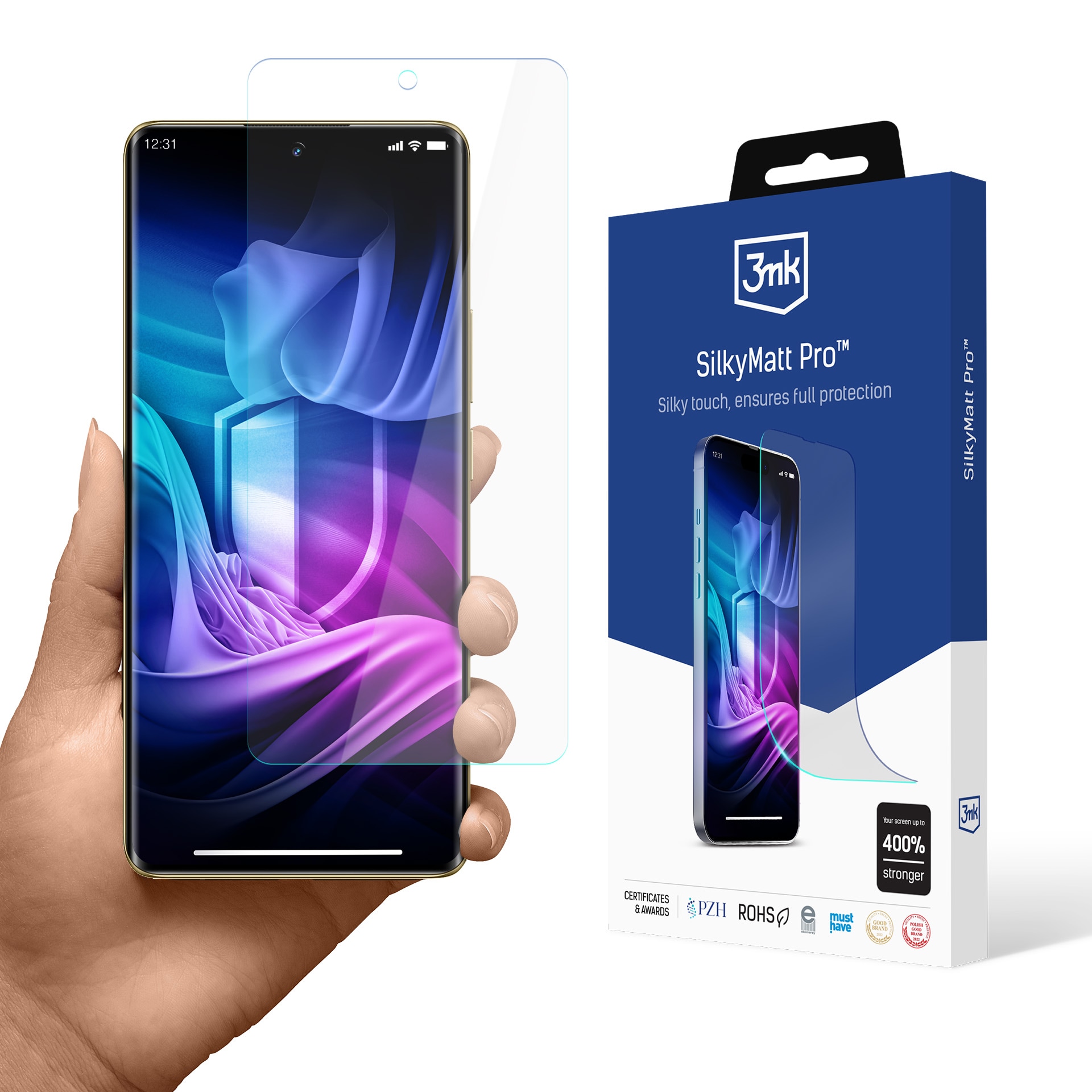3mk Silky Matt Pro matfolie til Realme 12 Pro og 12 Pro+