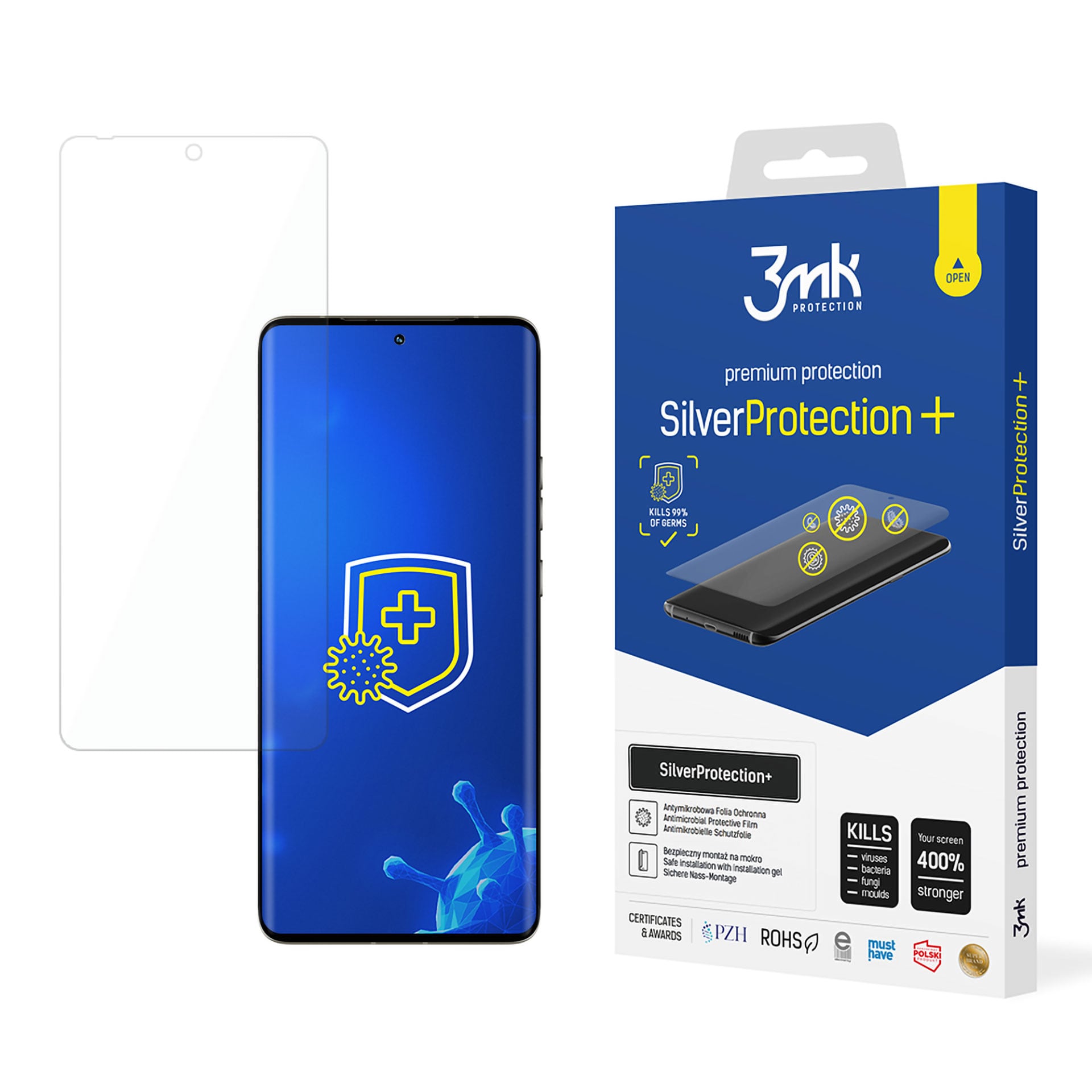 3mk SilverProtection+ beskyttelsesfolie til Motorola Edge 50 Pro