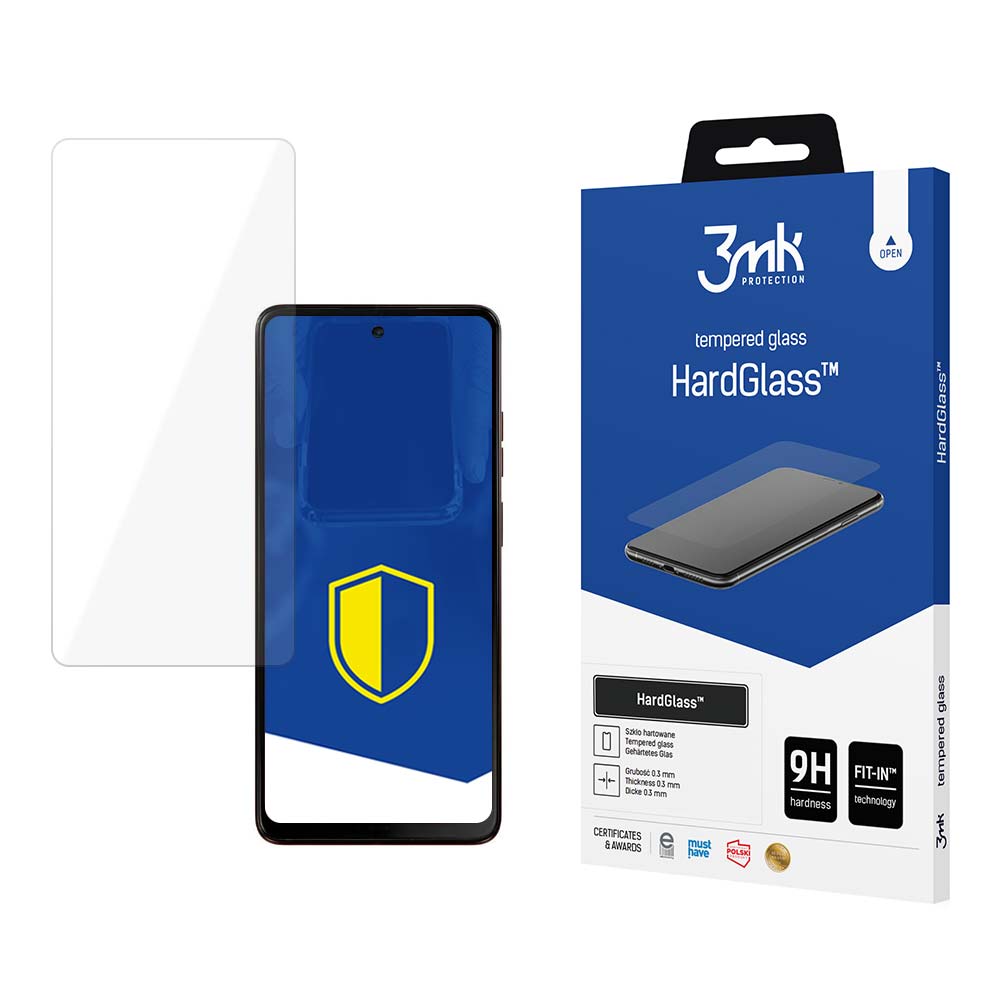 9H 3mk HardGlass™-glas til Motorola Moto G04, G24 og G34 5G