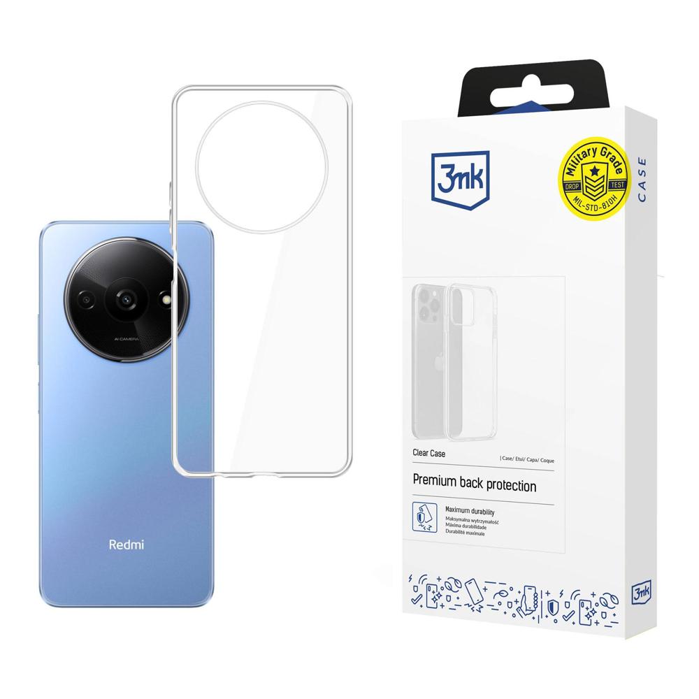 3mk gennemsigtigt cover til Xiaomi Redmi A3 – gennemsigtigt