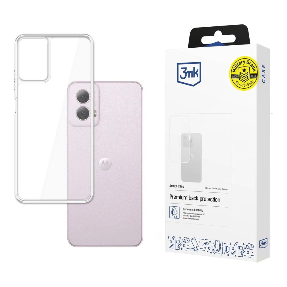 3mk Armor-etui til Motorola Moto G 5G 2024 – gennemsigtigt