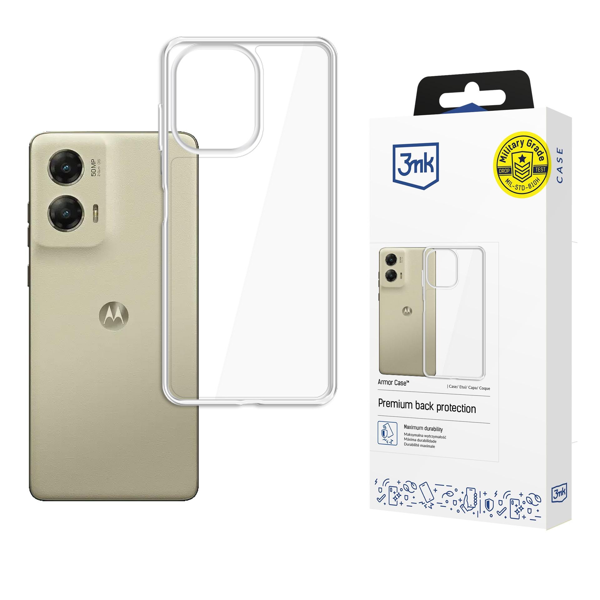 3mk Armor-etui til Motorola Moto G Stylus 2024 – gennemsigtigt