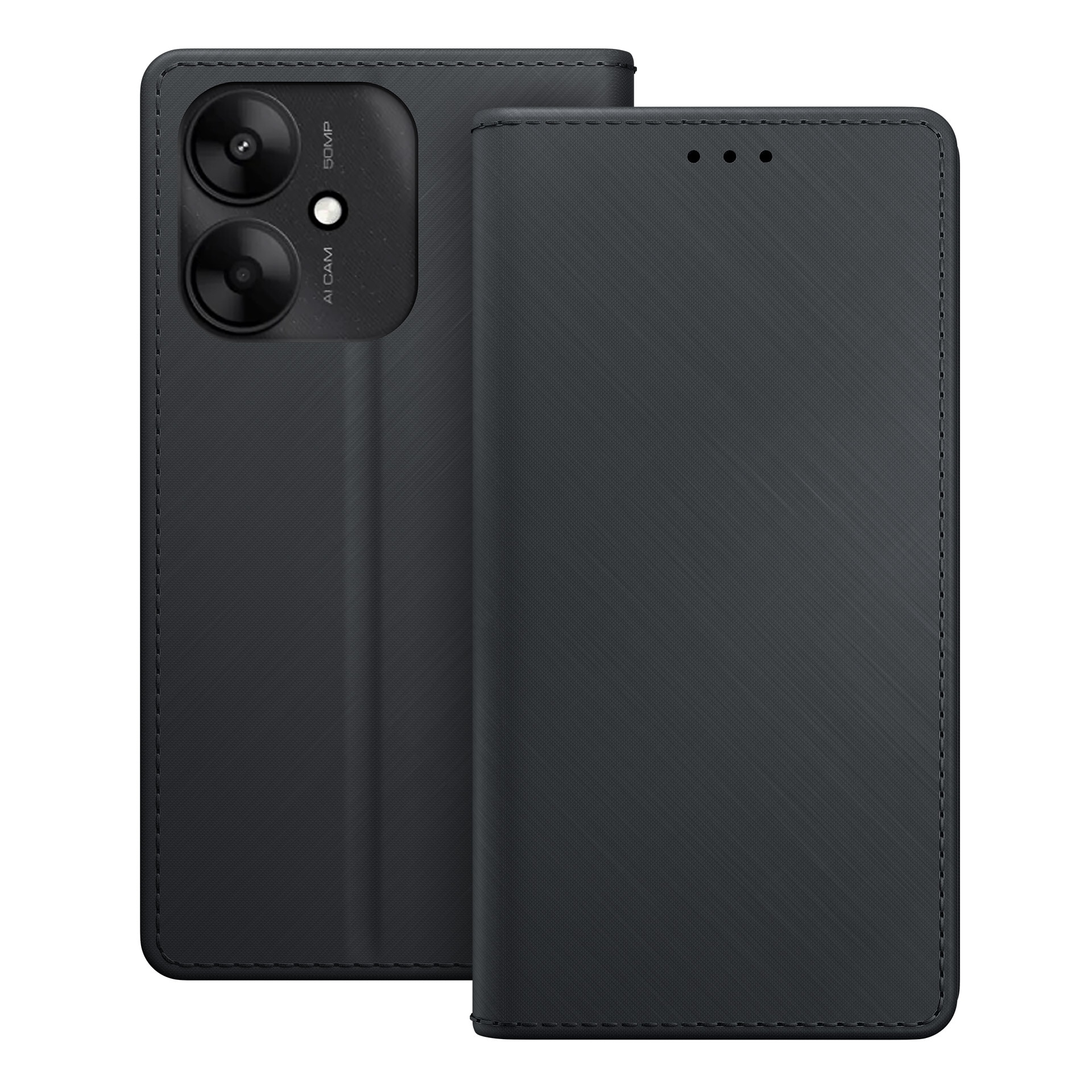 3mk-lommebog til Xiaomi Redmi 13C 5G – Sort