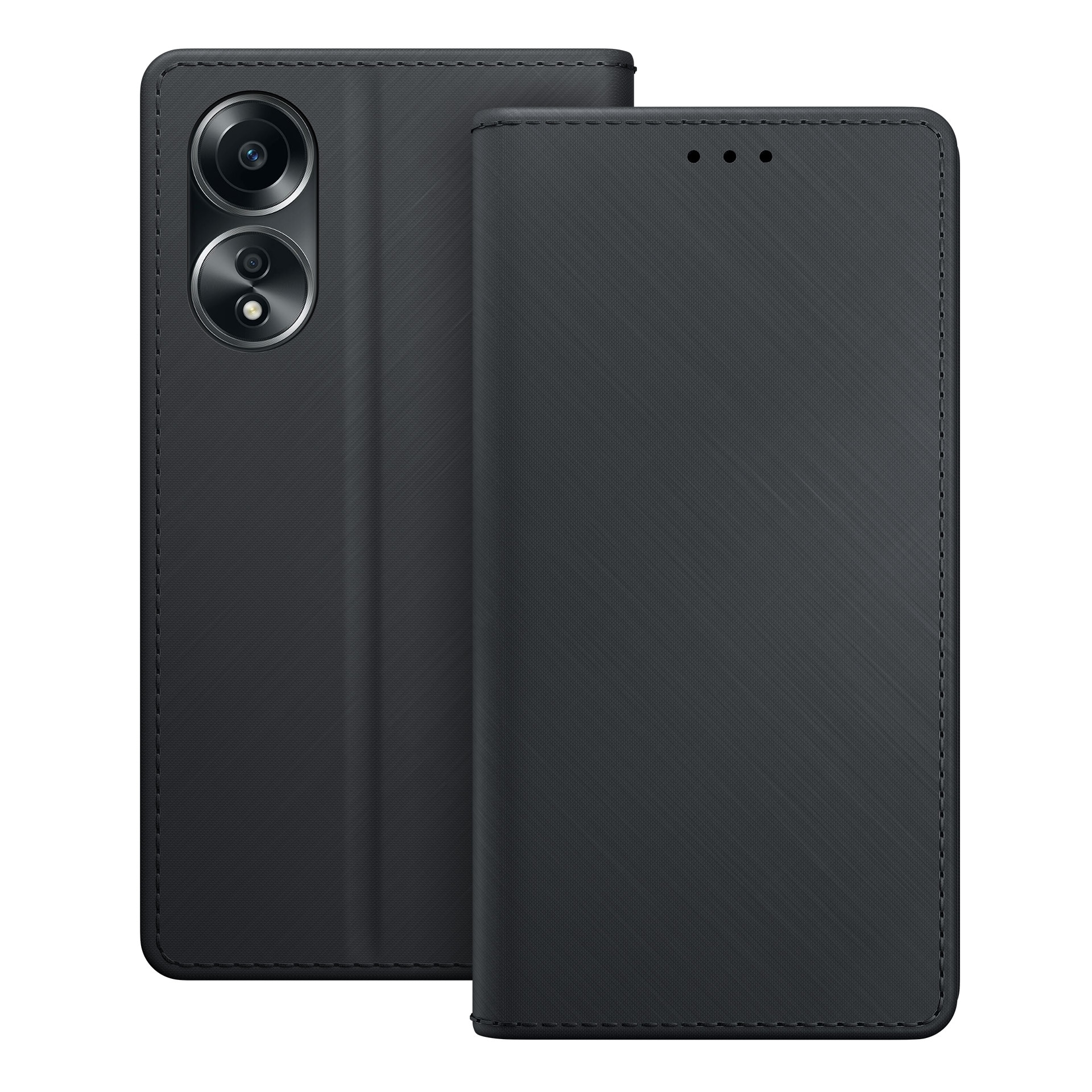 3mk-lommebog til Oppo A58 4G – Sort