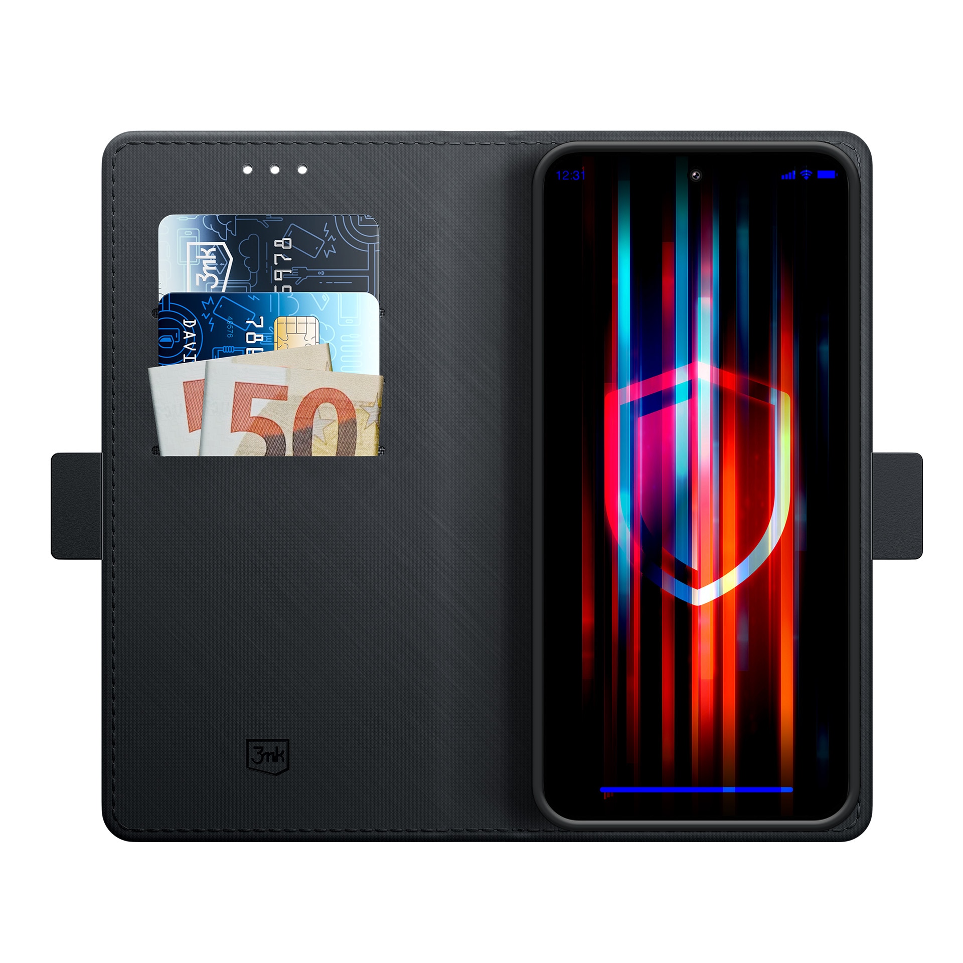 3mk-lommebog til Oppo A58 4G – Sort