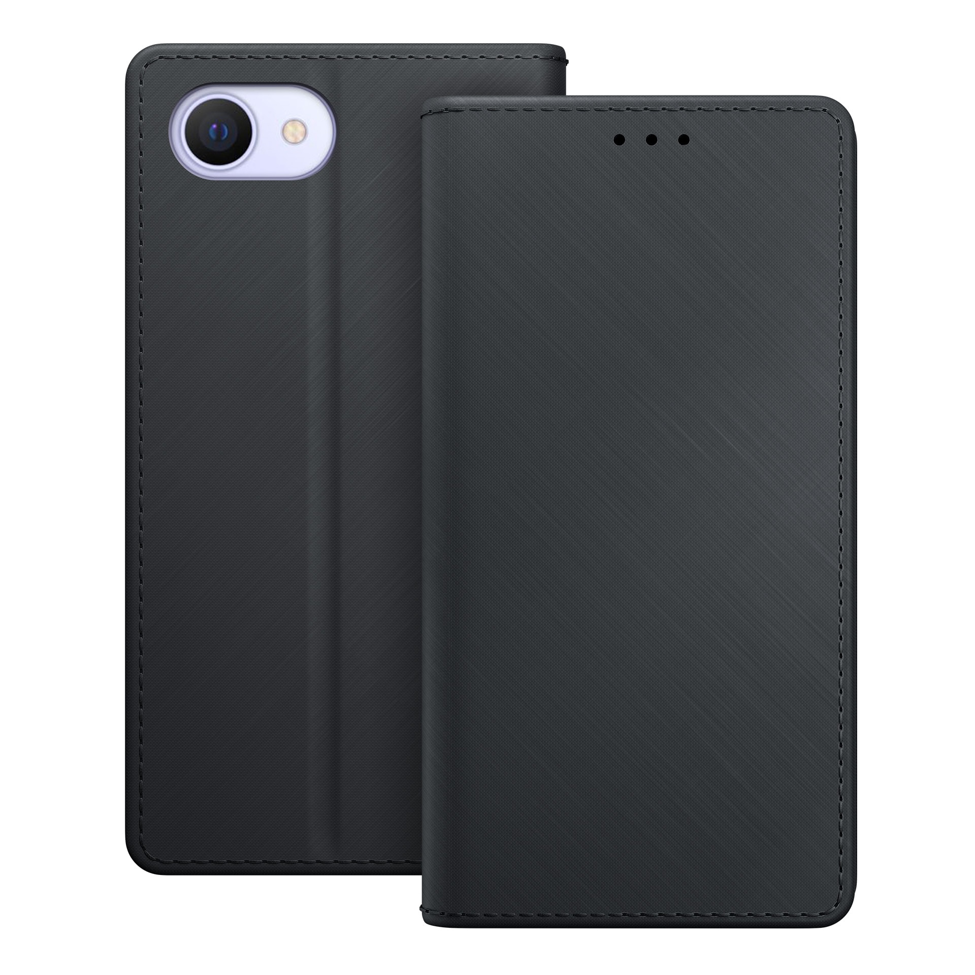 3mk-lommebogset til iPhone 17e / 16e – sort