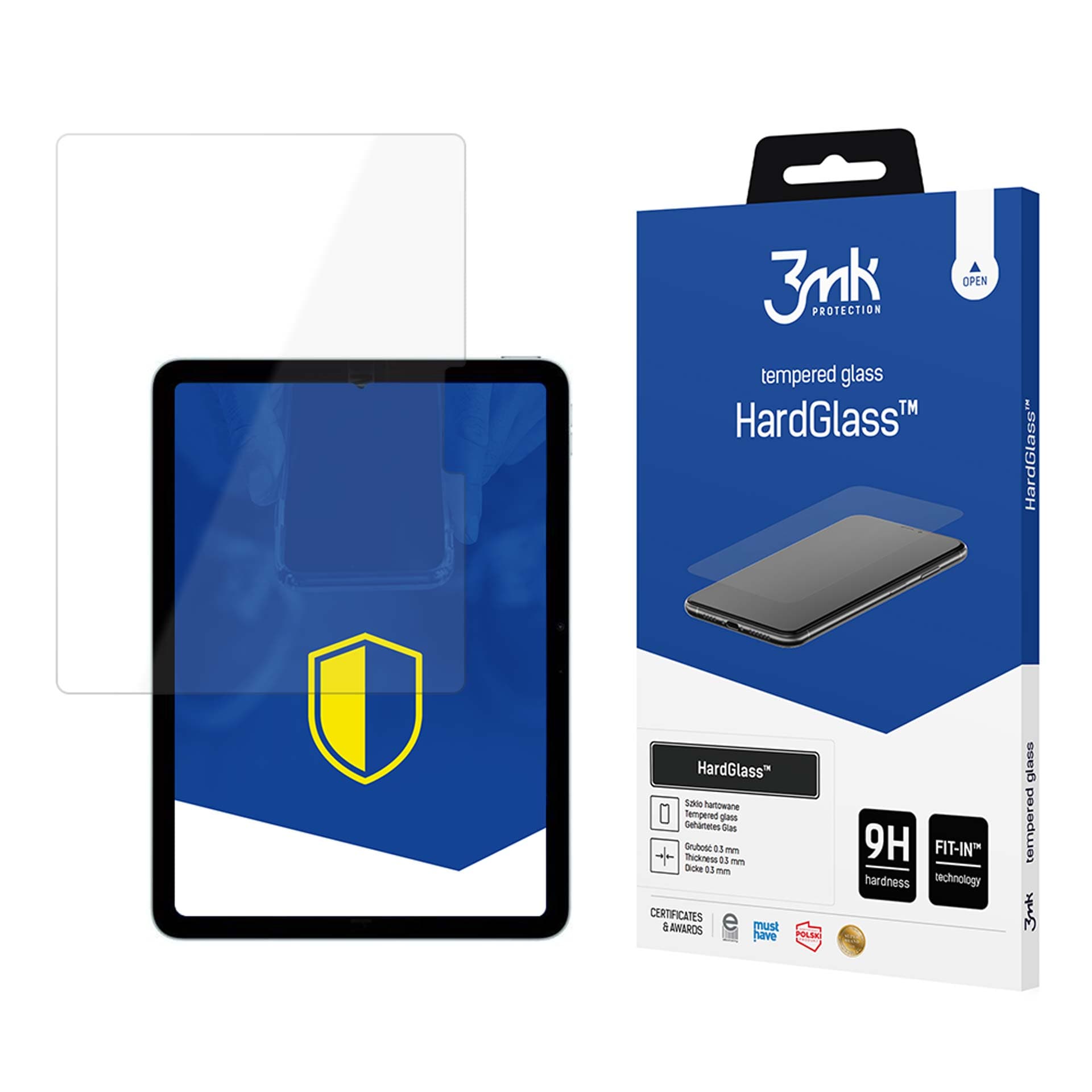 3mk HardGlass™ hærdet glas til iPad Air 13" 2024