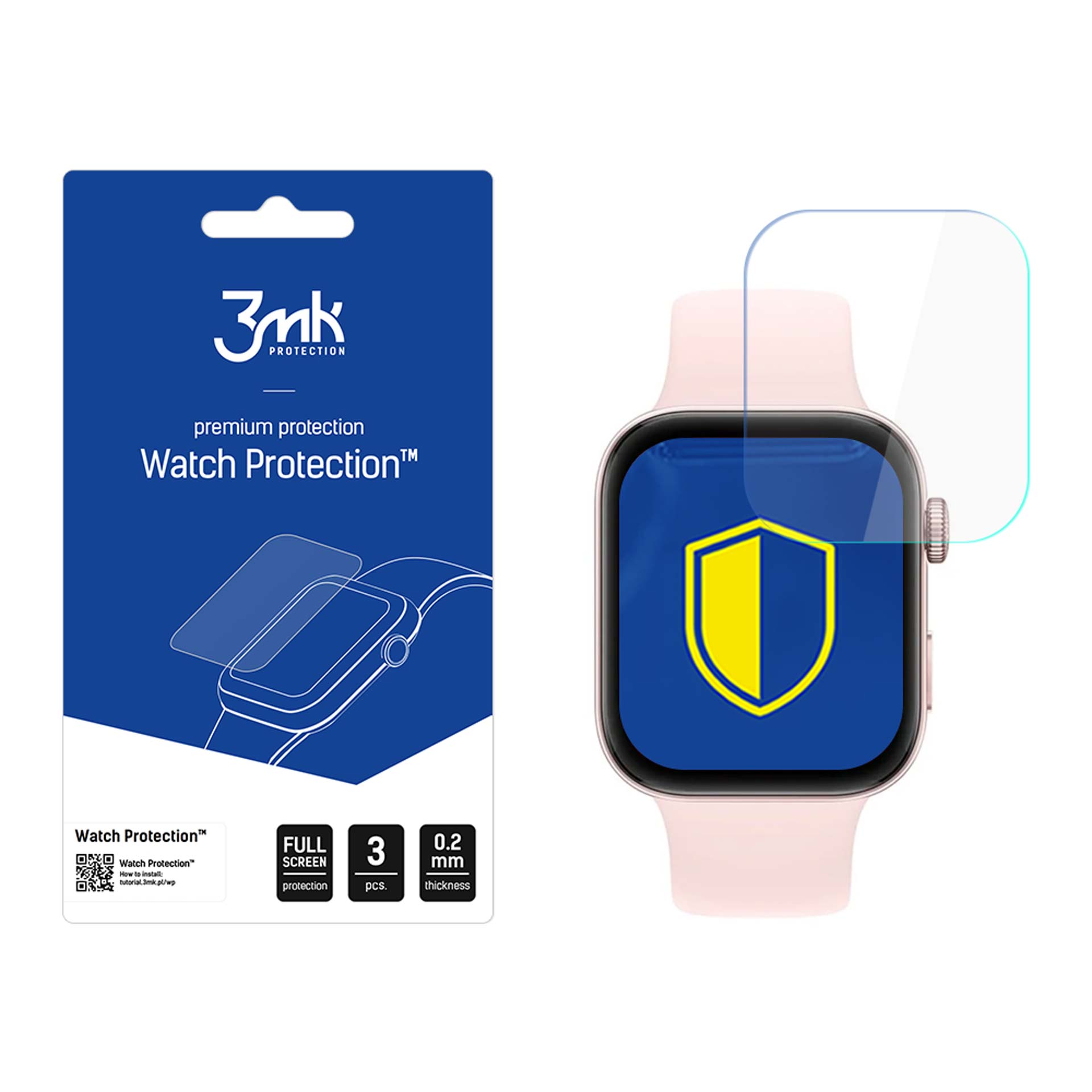 3mk Watch Protection ARC-beskyttelsesfilm til Huawei Watch Fit 3