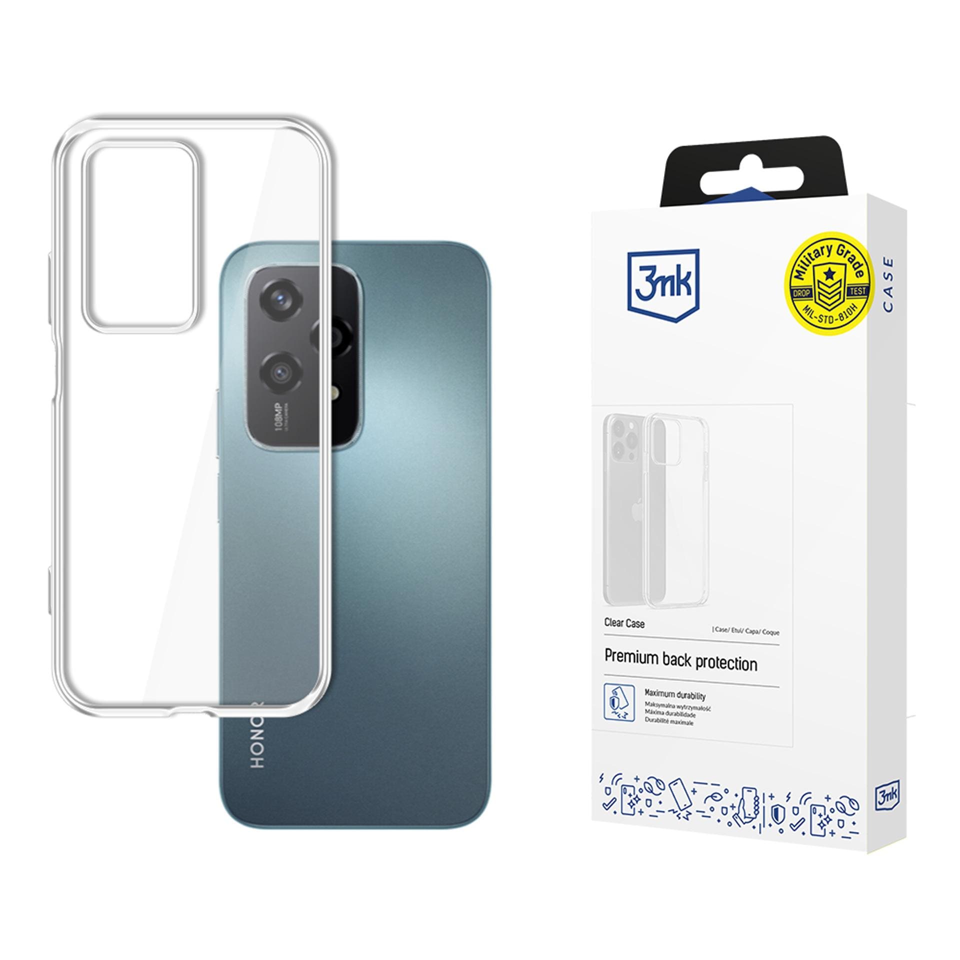 3mk gennemsigtigt cover til Honor 200 Lite – gennemsigtigt
