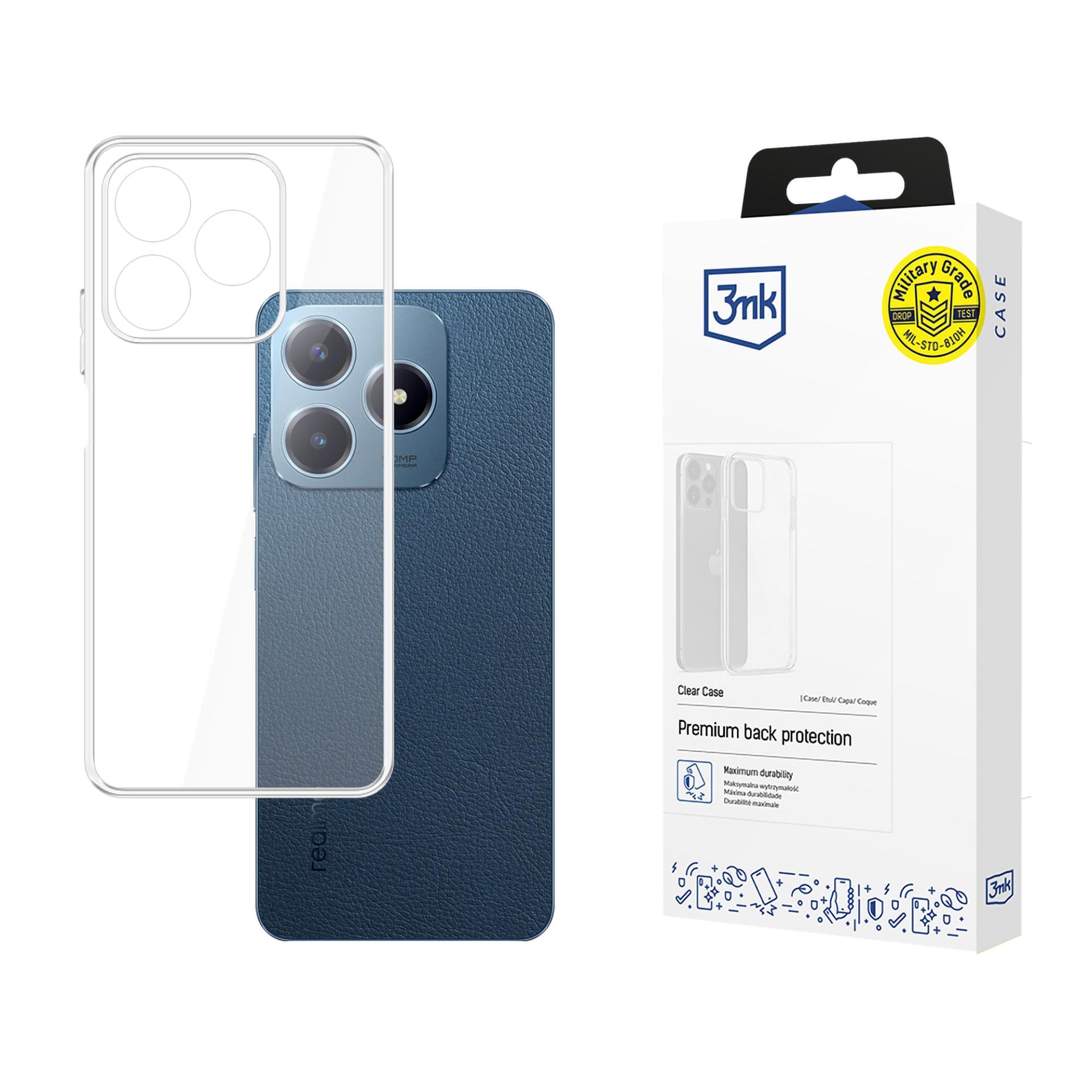 3mk gennemsigtigt cover til Realme C63 – gennemsigtigt