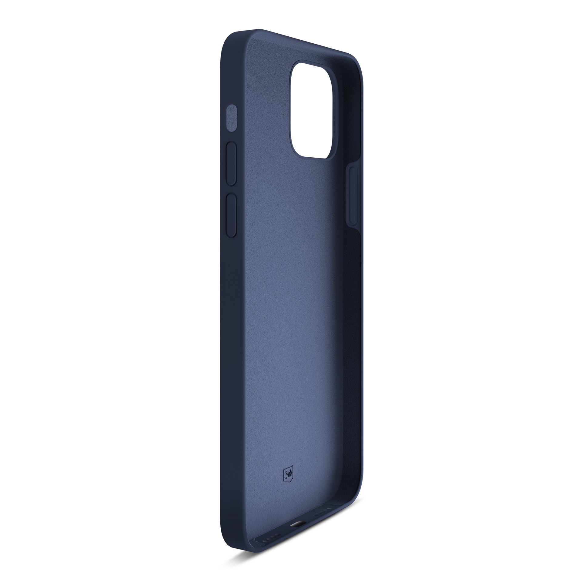 3mk silikoneetui til iPhone 15 Plus – marineblå