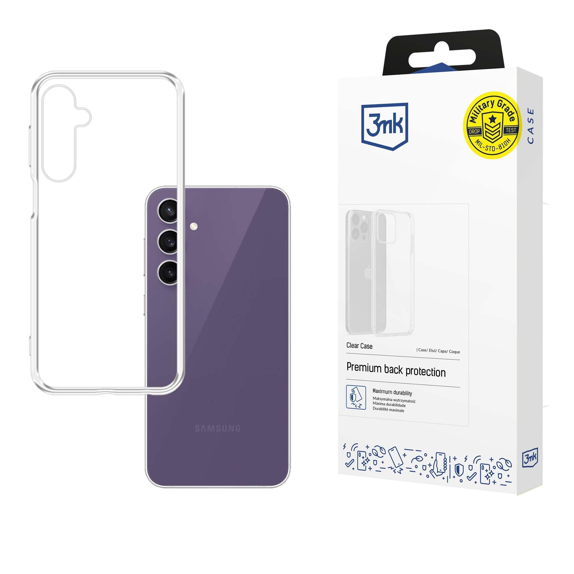 3mk gennemsigtigt cover til Samsung Galaxy S24 FE – gennemsigtigt