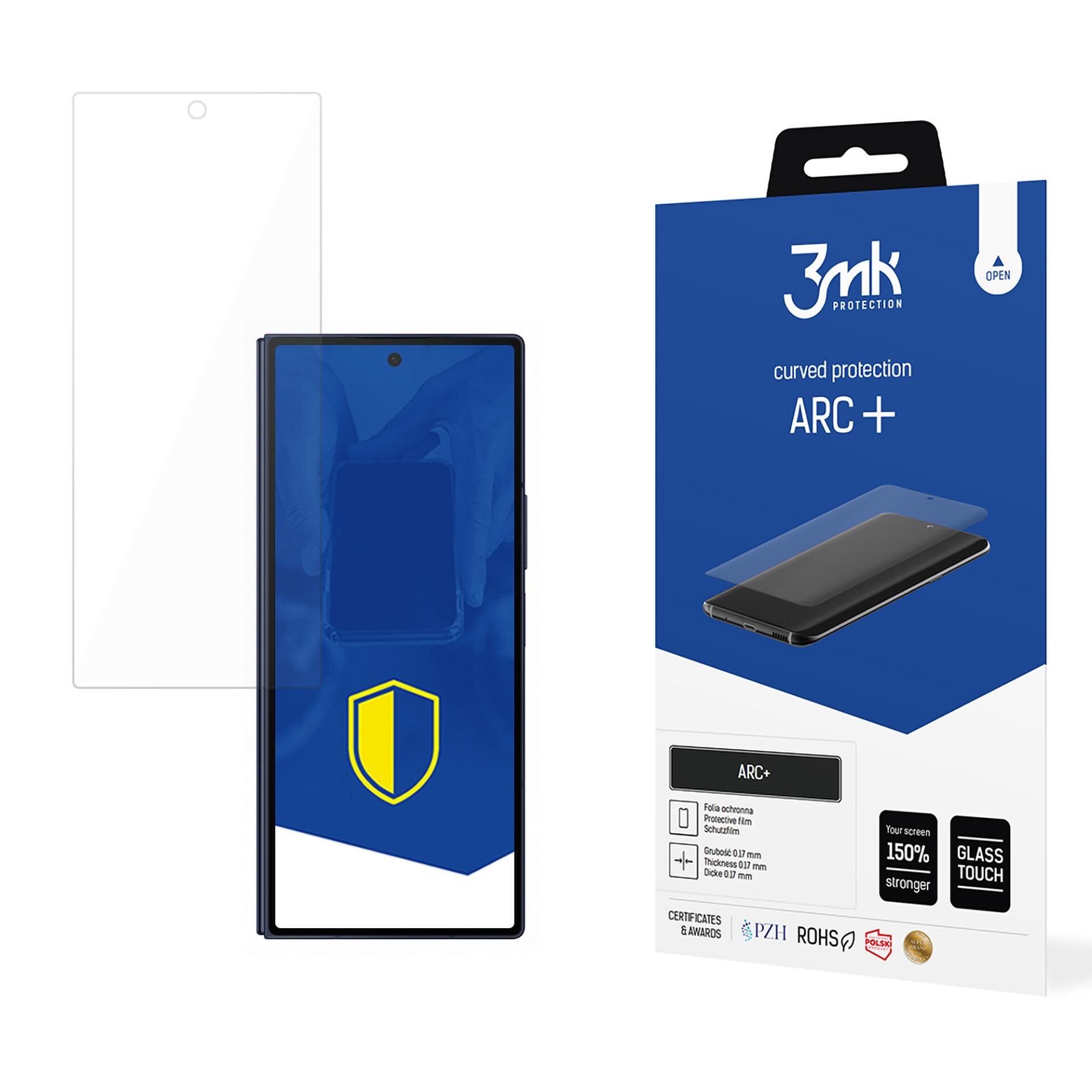 Beskyttelsesfilm 3mk ARC+ til Samsung Galaxy Z Fold 6 (forside)
