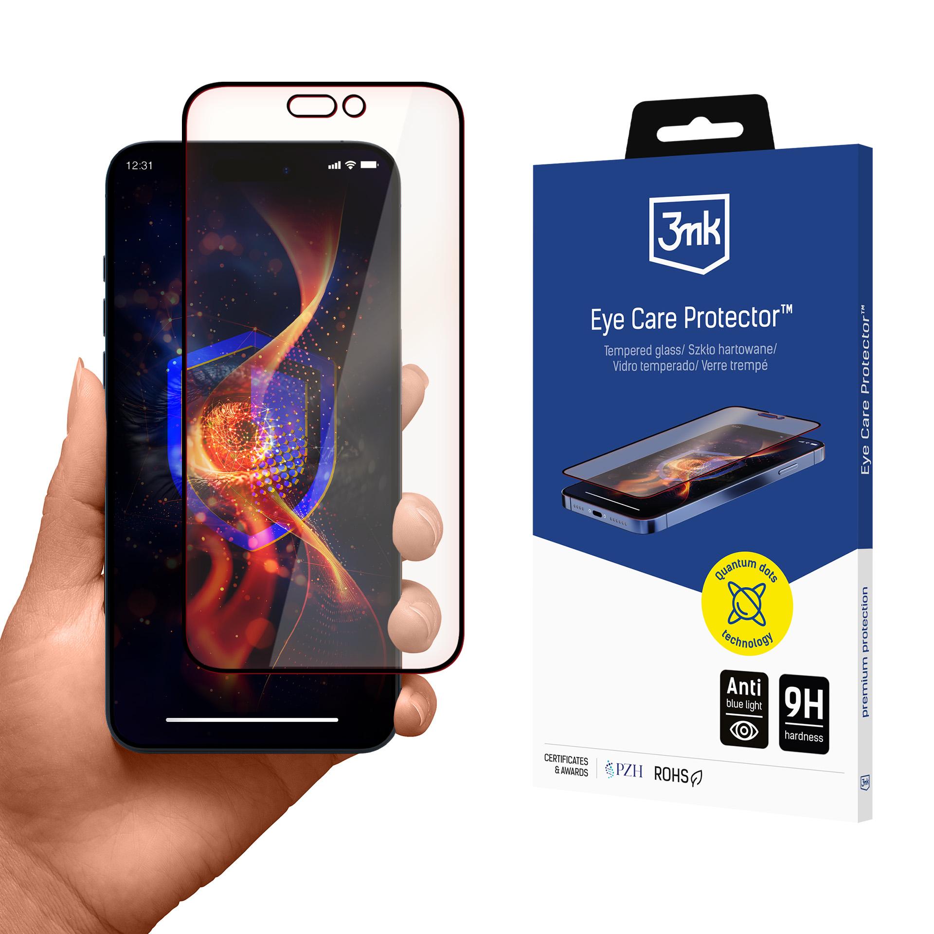 3mk Eye Care Protector – hærdet glas til Apple iPhone 16 Pro