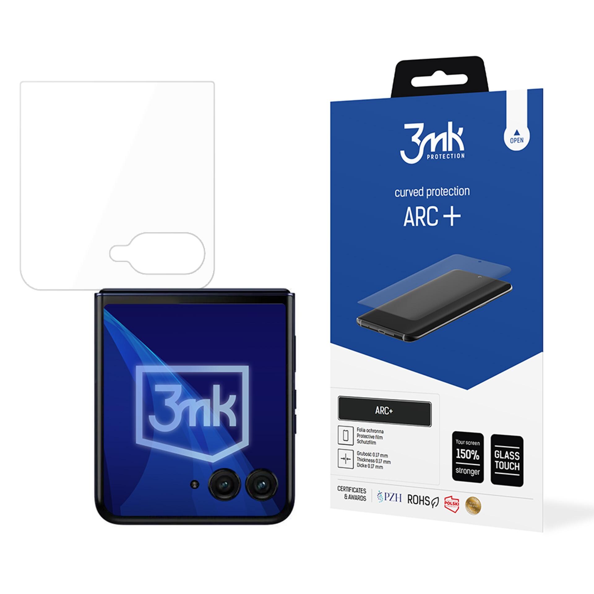 Beskyttelsesfilm 3mk ARC+ til Motorola Razr 50 Ultra (forside)