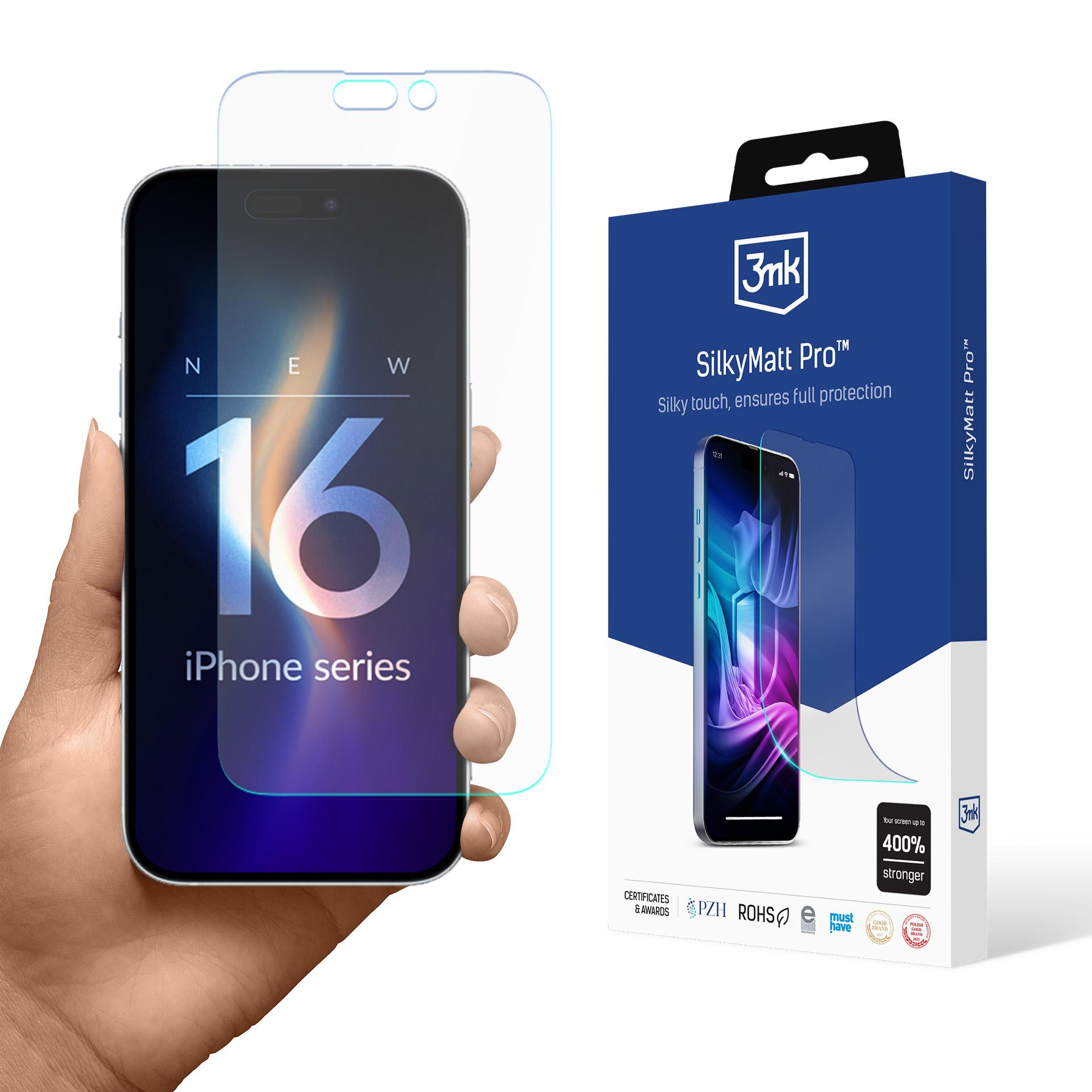 Mat beskyttelsesfilm 3mk Silky Matt Pro til iPhone 16 Pro Max
