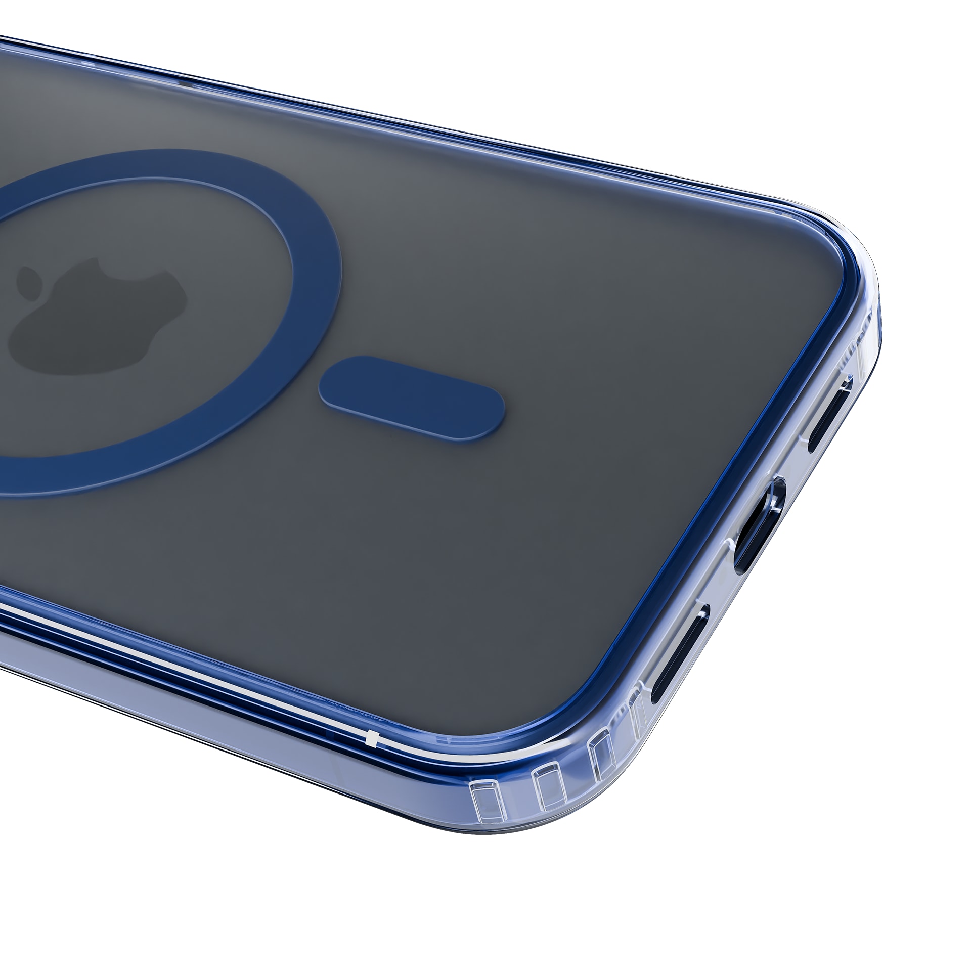 3mk Frosty MagCase Blå etui til Apple iPhone 14 Plus – Gennemsigtig
