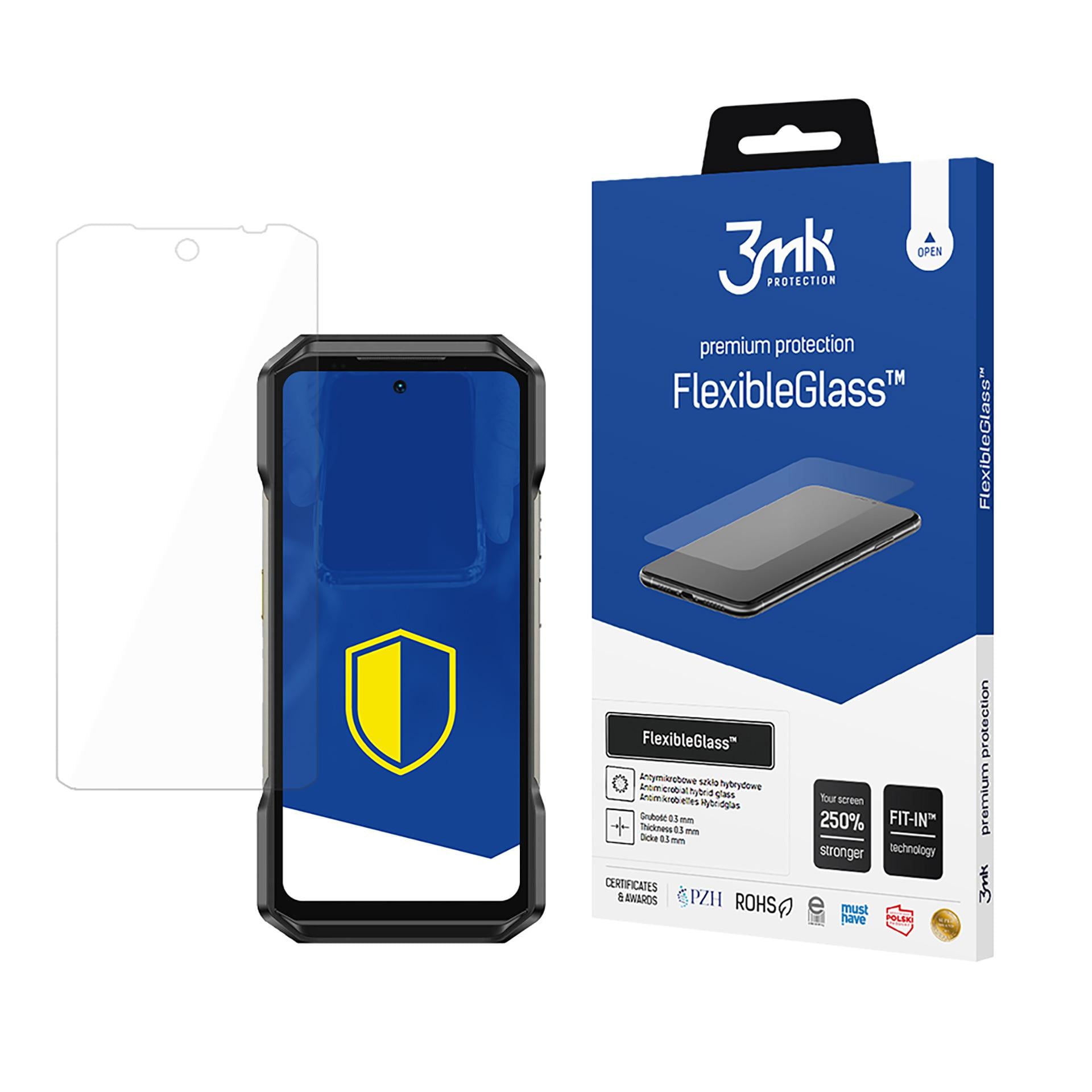 3mk FlexibleGlass hybridglas til Ulefone Armor 27 Pro og 27T Pro