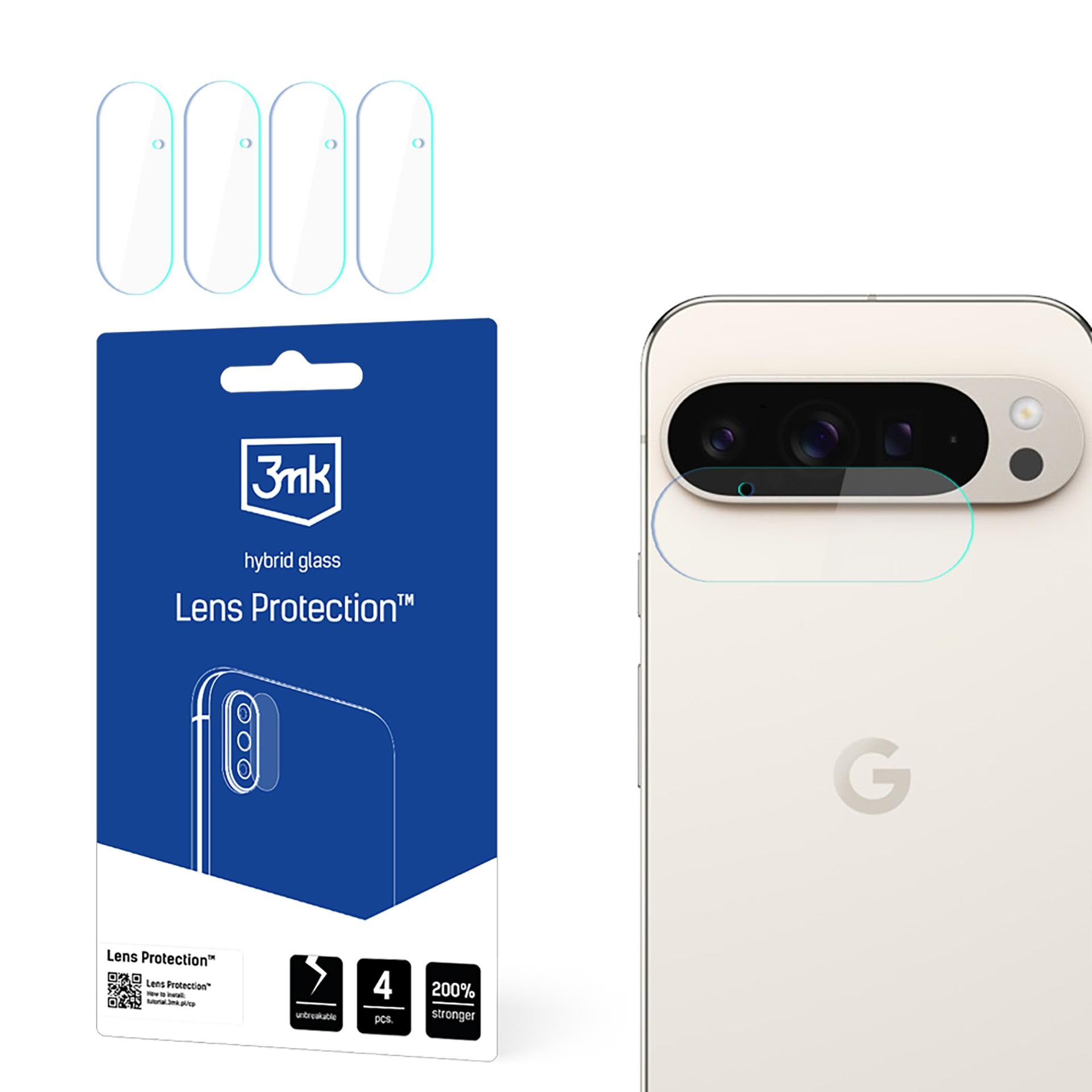 Hybridglas til kameralinse – 3mk-linsebeskyttelse til Google Pixel 9 Pro XL