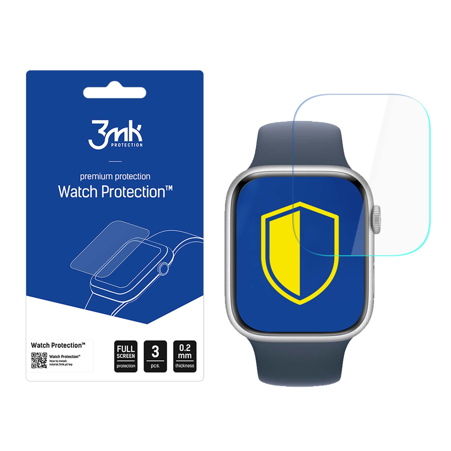 3mk Watch Protection ARC-beskyttelsesfolie til Apple Watch 10 46 mm