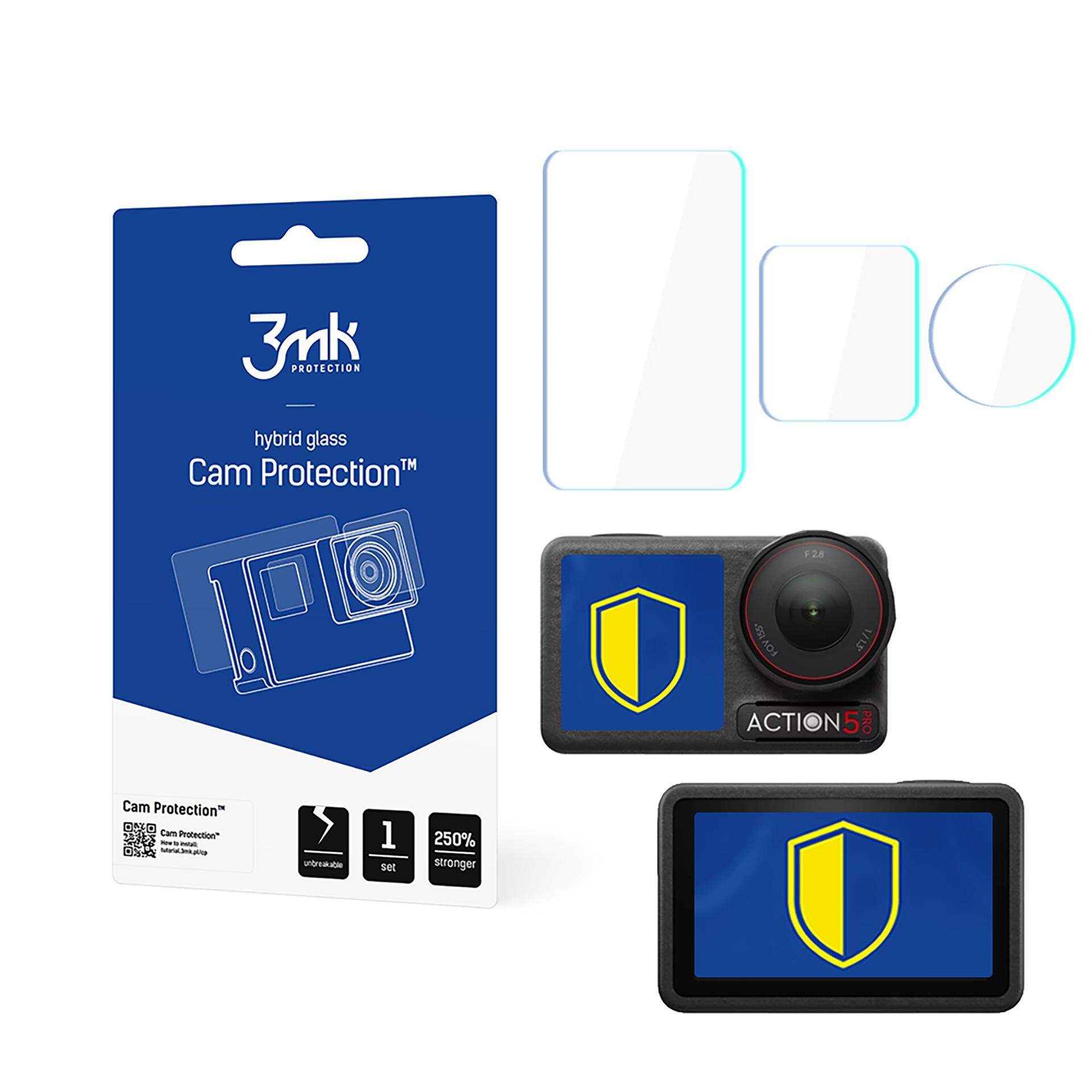 3mk-beskyttelsesglas til DJI Osmo Action 5 Pro