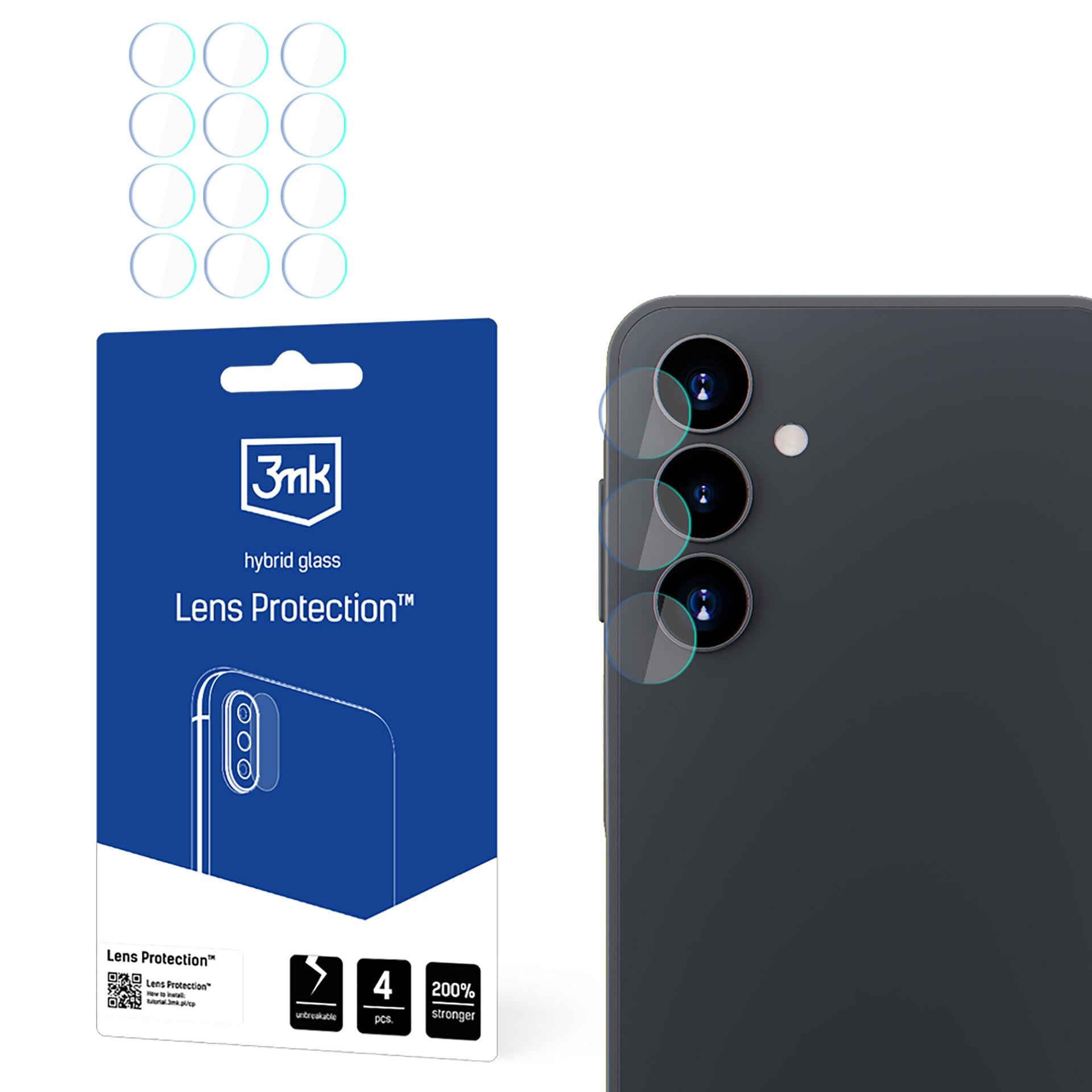 Hybridglas til kameralinser – 3mk-linsebeskyttelse til Samsung Galaxy A16