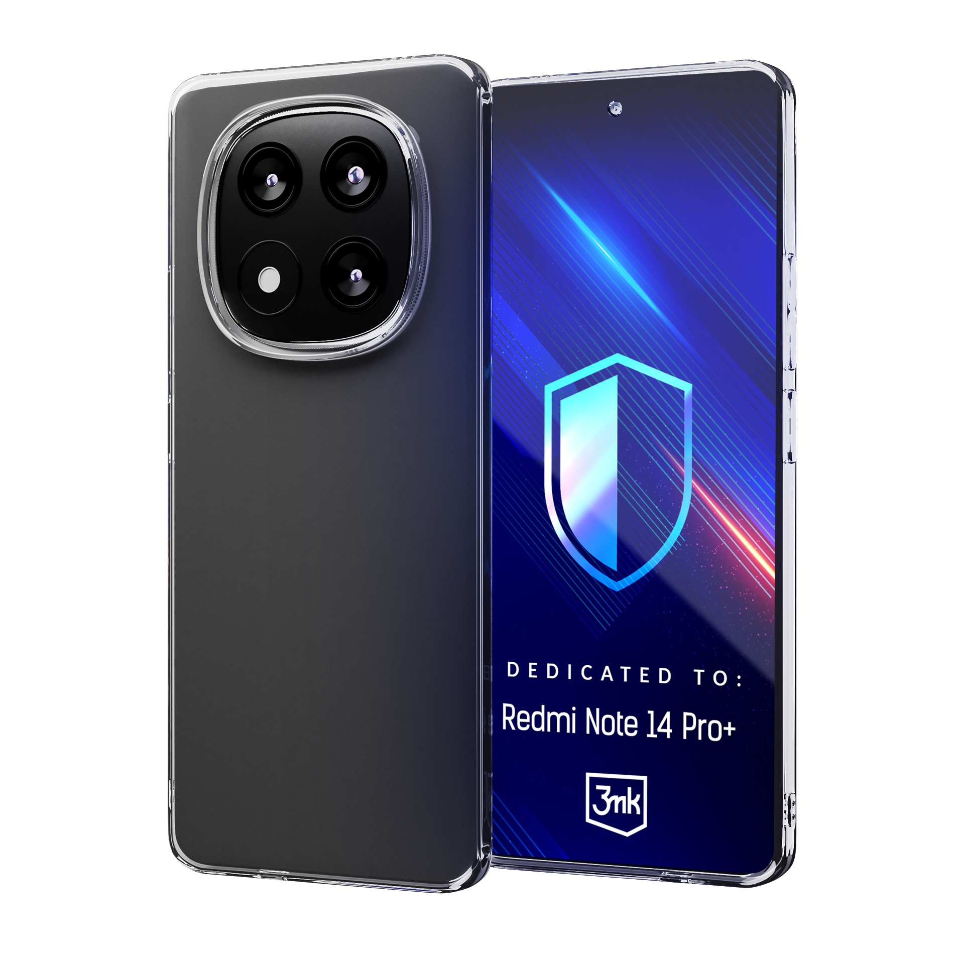 3mk gennemsigtigt cover til Xiaomi Redmi Note 14 Pro+ – gennemsigtigt