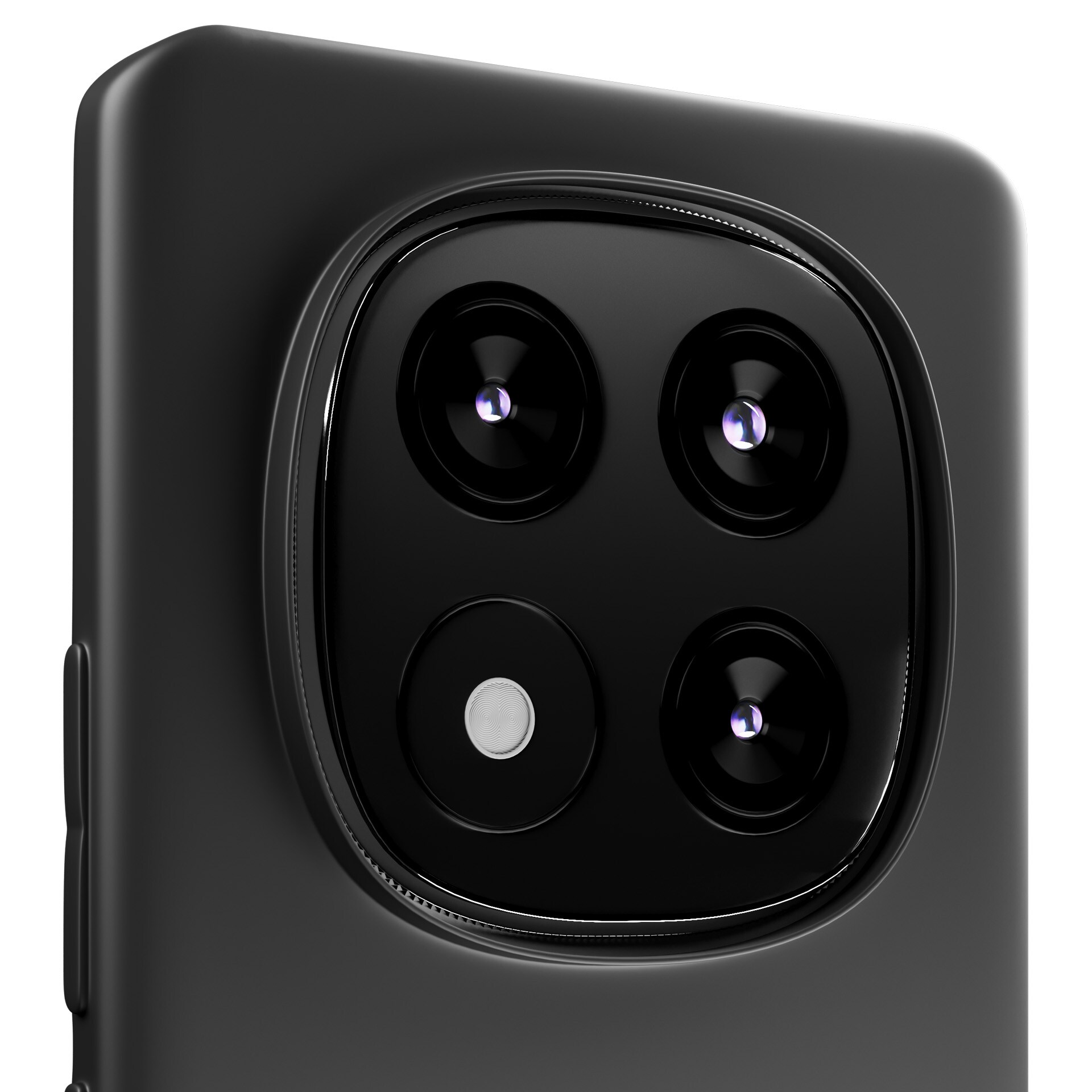 3mk mat etui til Xiaomi Redmi Note 14 Pro – sort