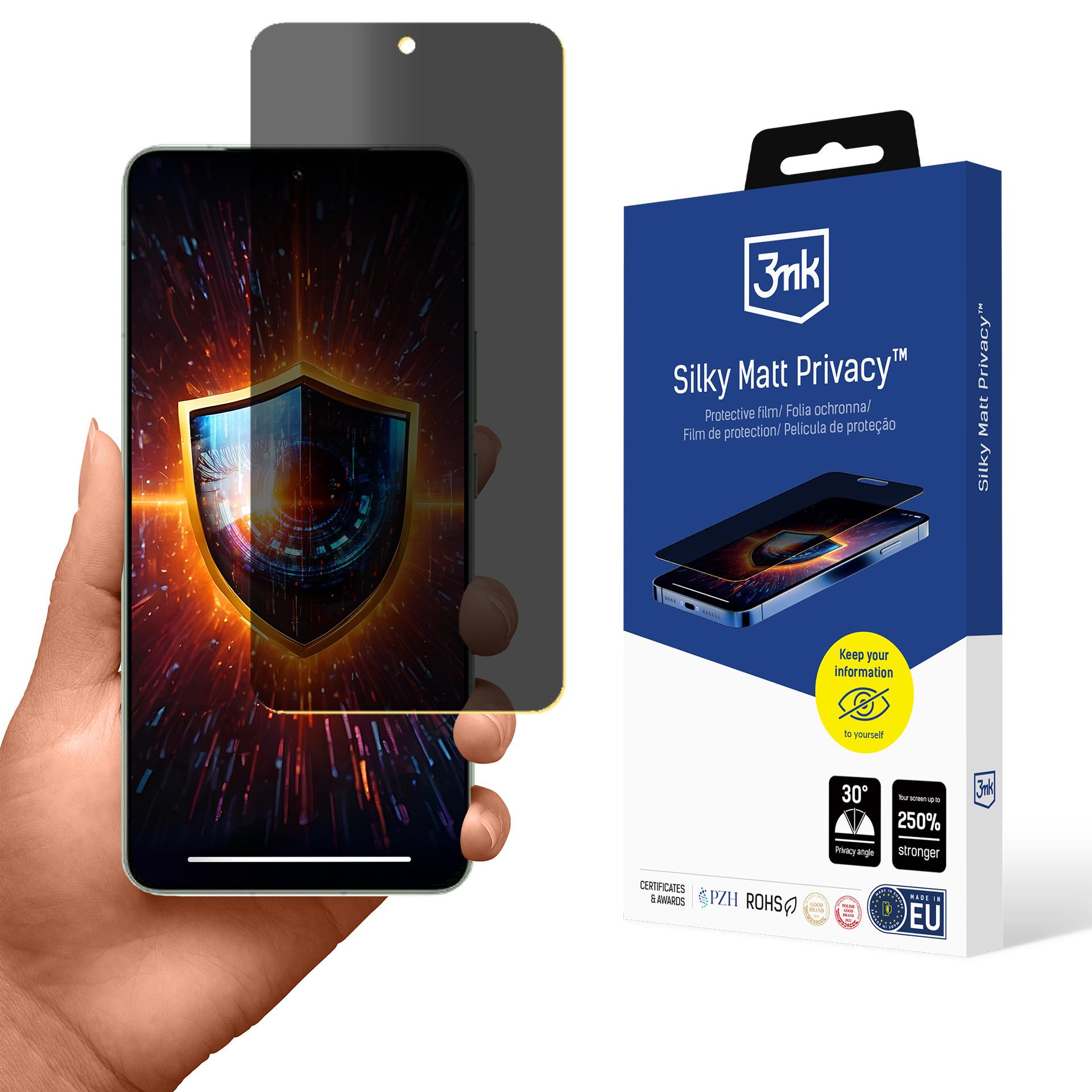 Privatlivsskærmbeskytter 3mk Silky Matt Privacy til Xiaomi 15 Pro