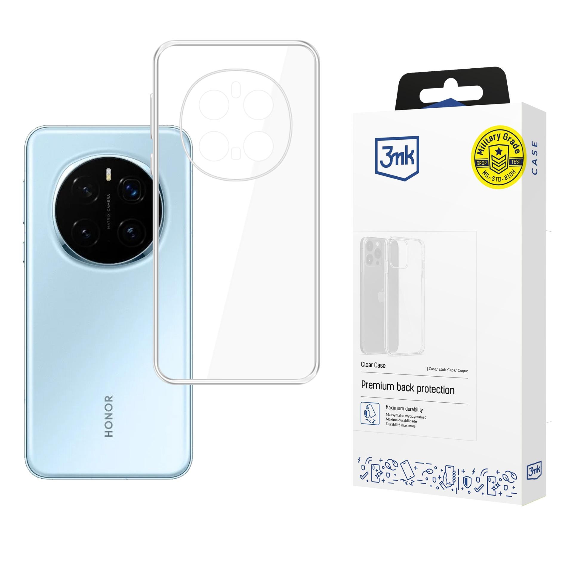 3mk gennemsigtigt cover til Honor Magic 7 Pro – gennemsigtigt